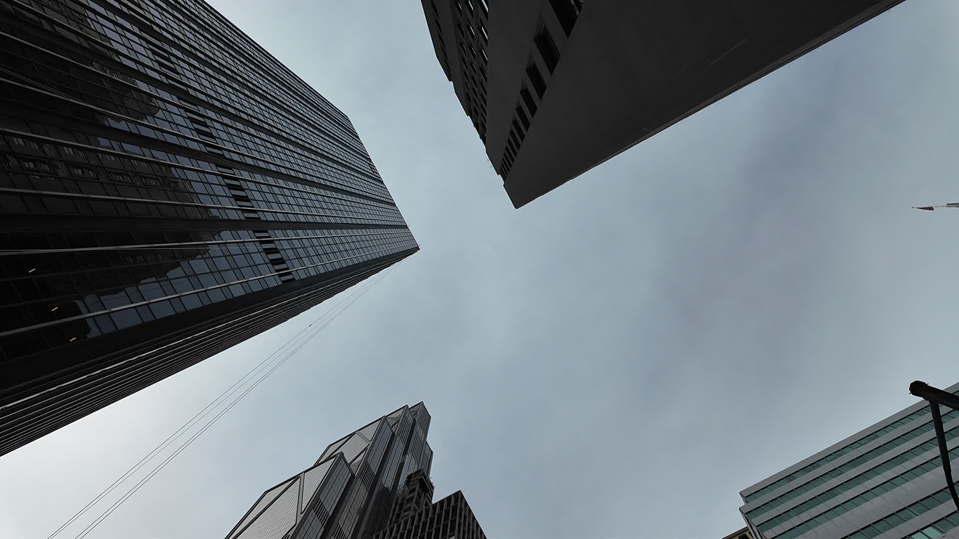 New York City Looking Up