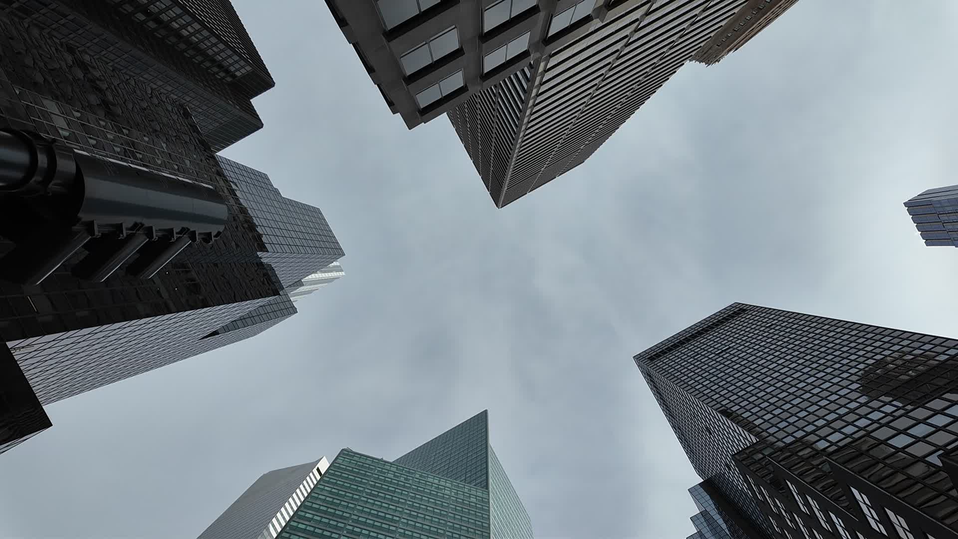 New York City Looking Up