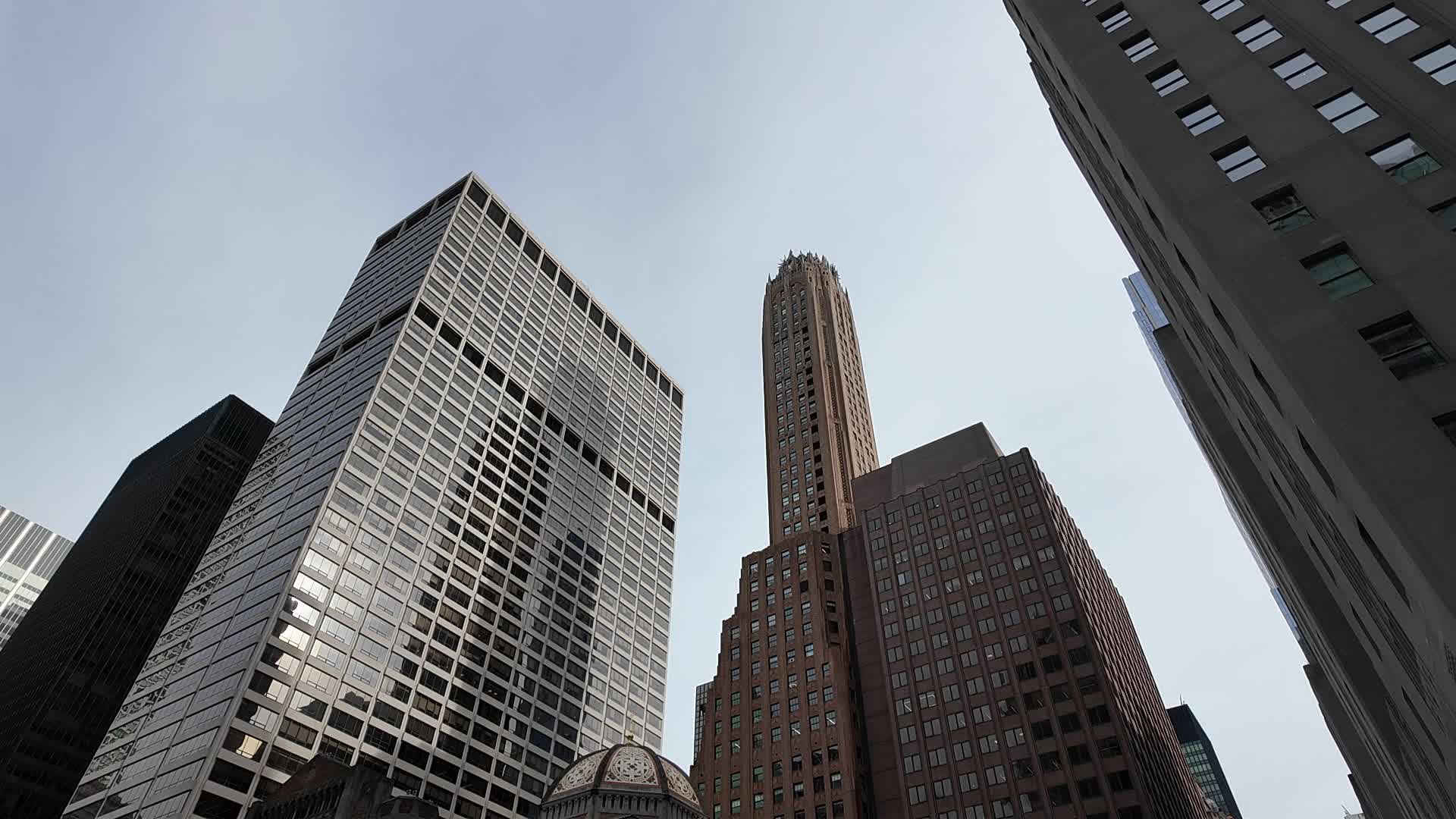 New York City Looking Up