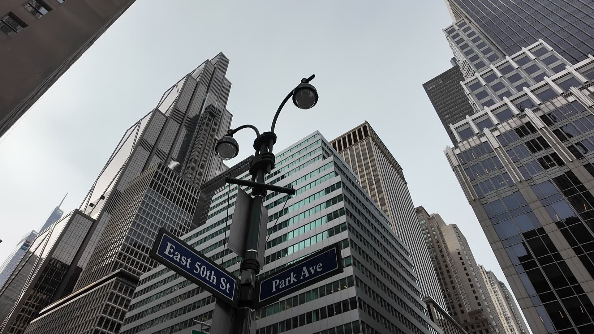 New York City Looking Up