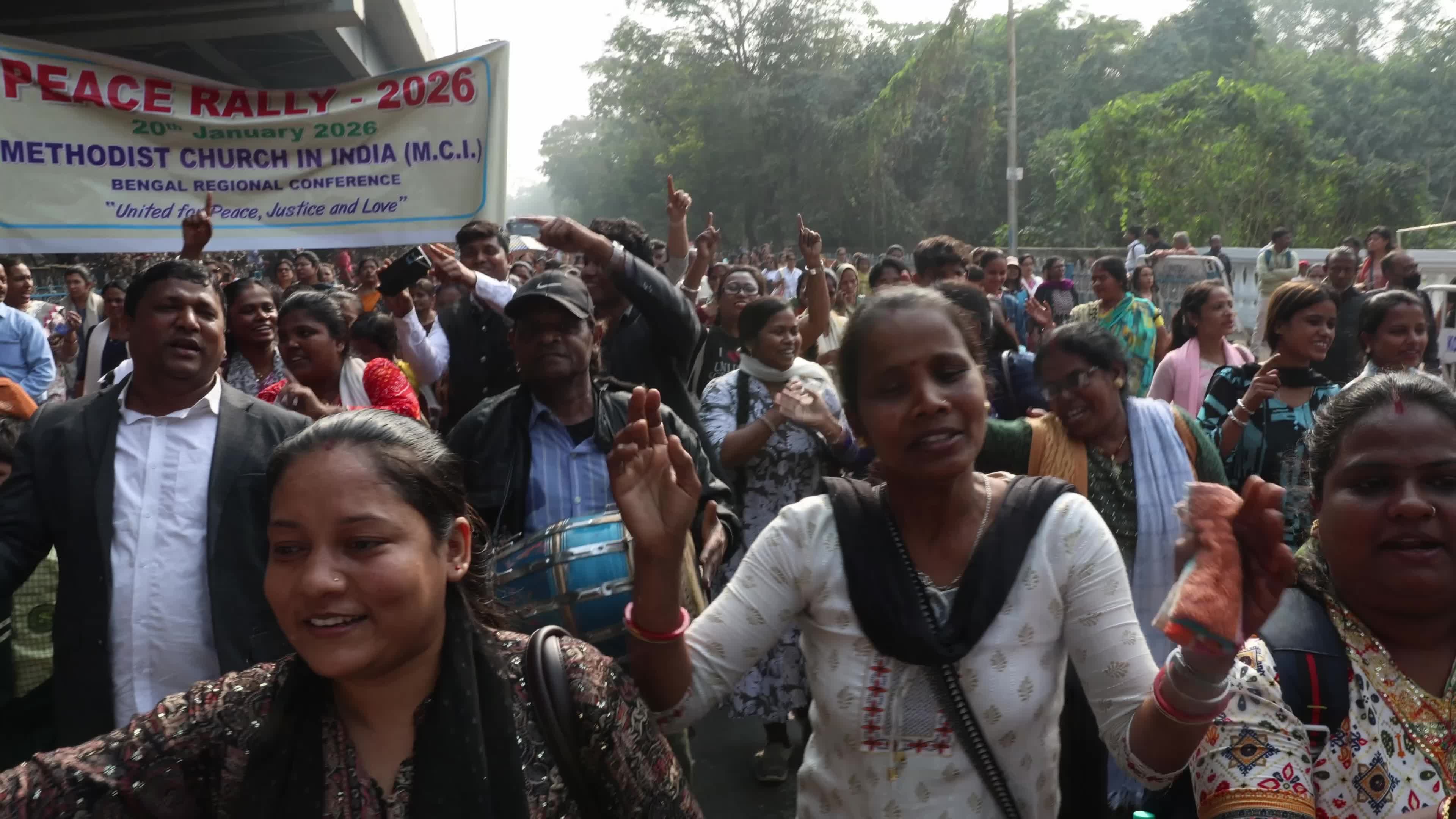 Peace Rally In Kolkata, India