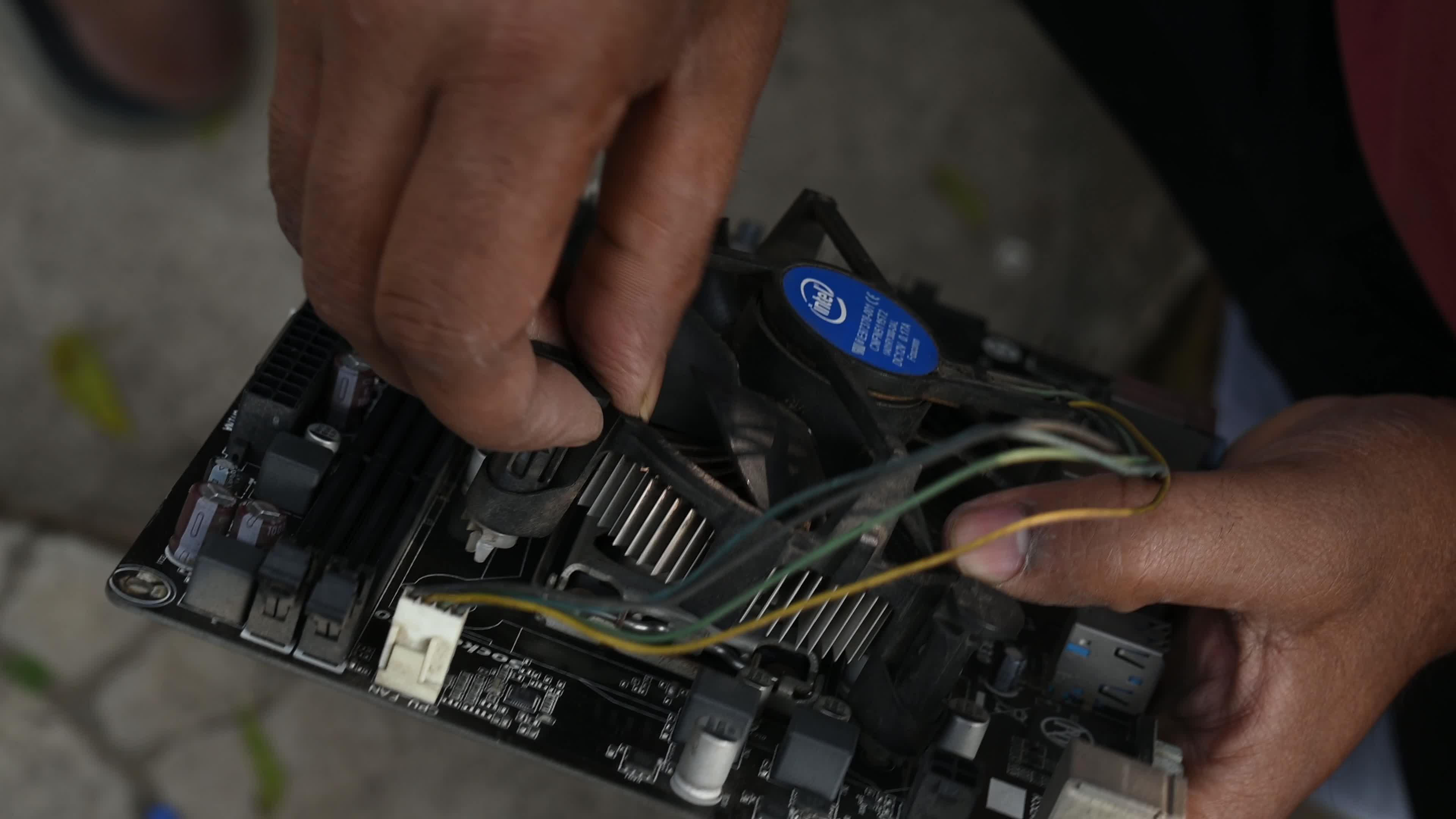 Computer mechanic in India - CPU