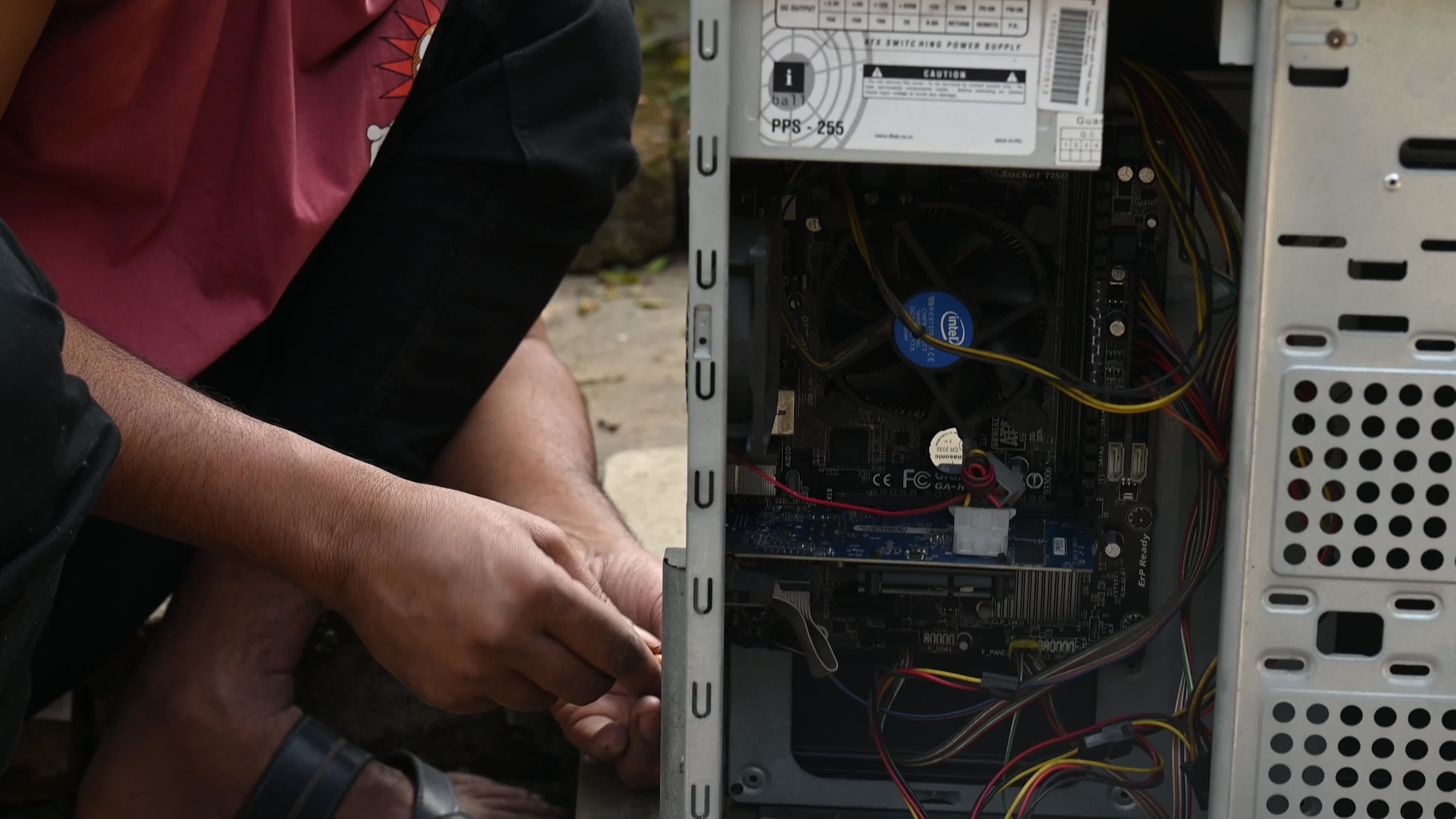 Computer mechanic in India - CPU