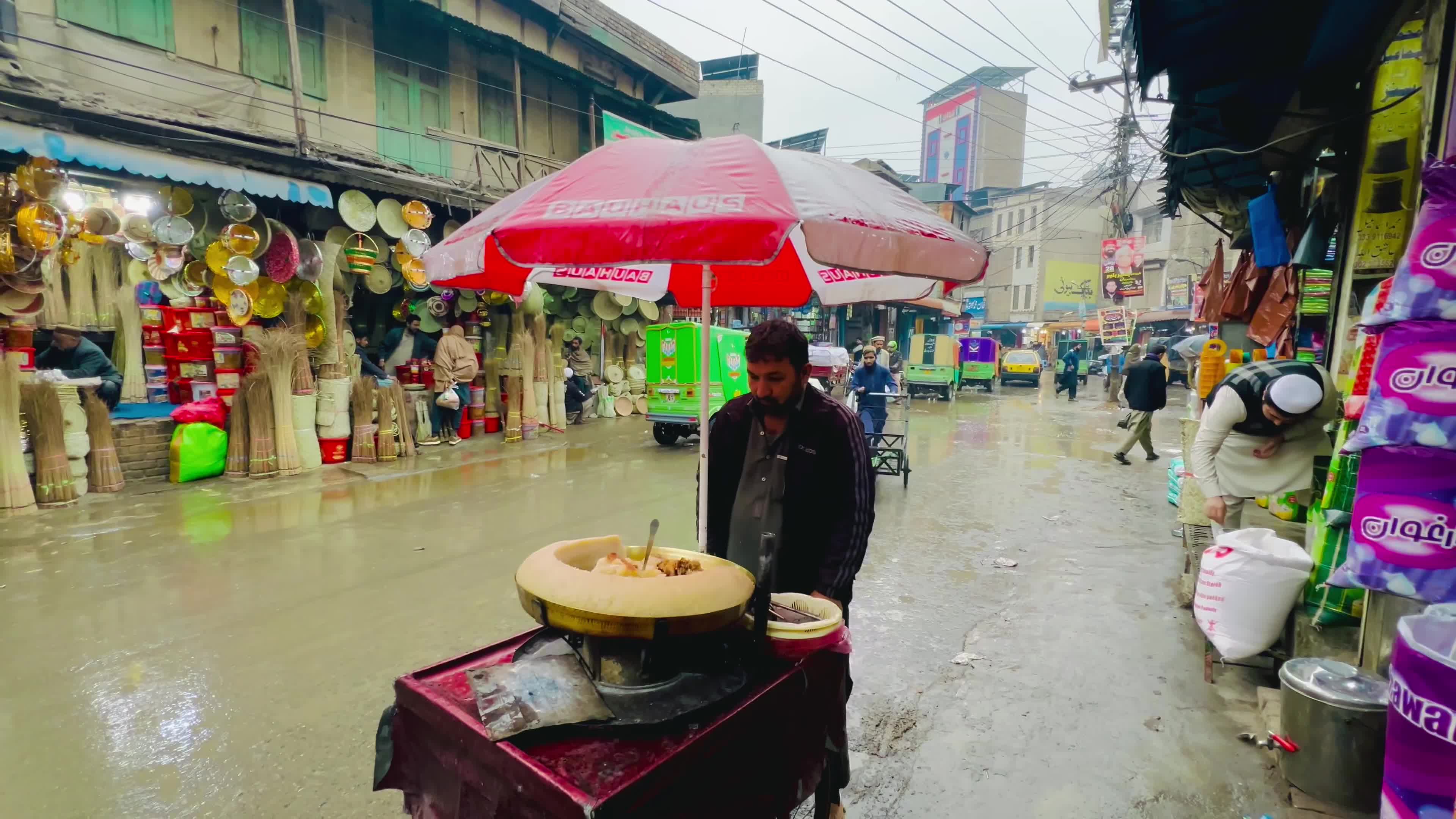 Rainy Day In Peshawar, Pakistan