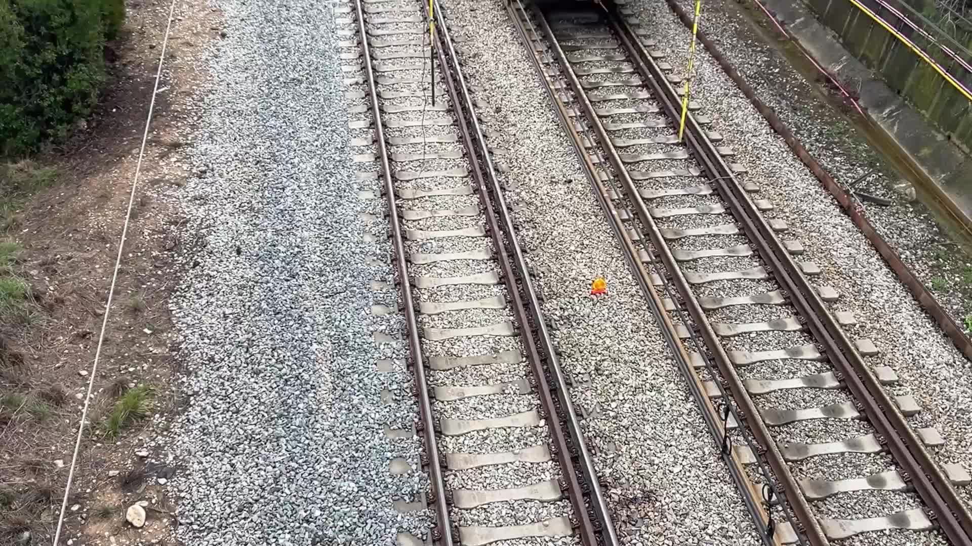 Train accident in Catalonia