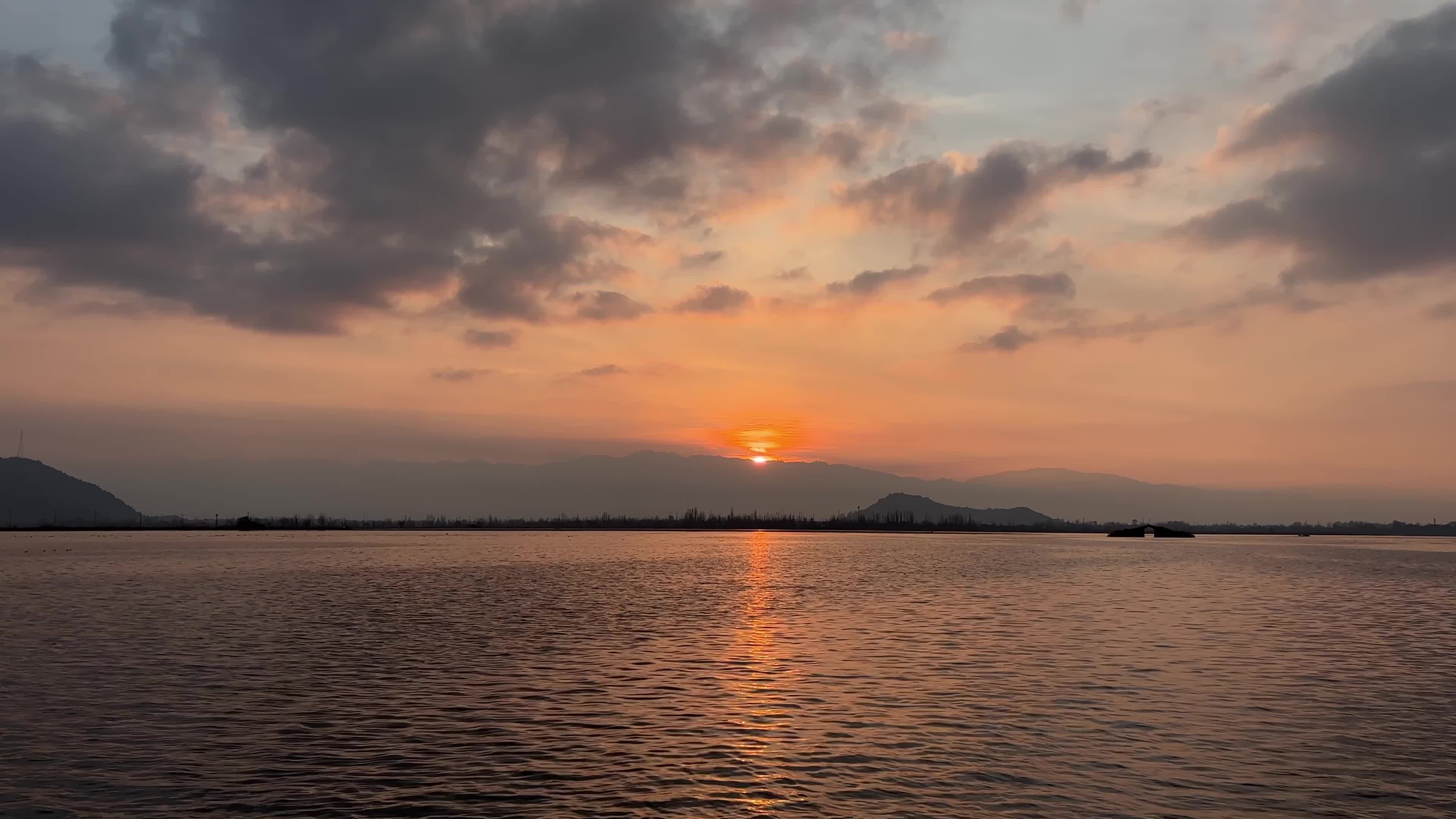 Winter Sunset over Kashmir