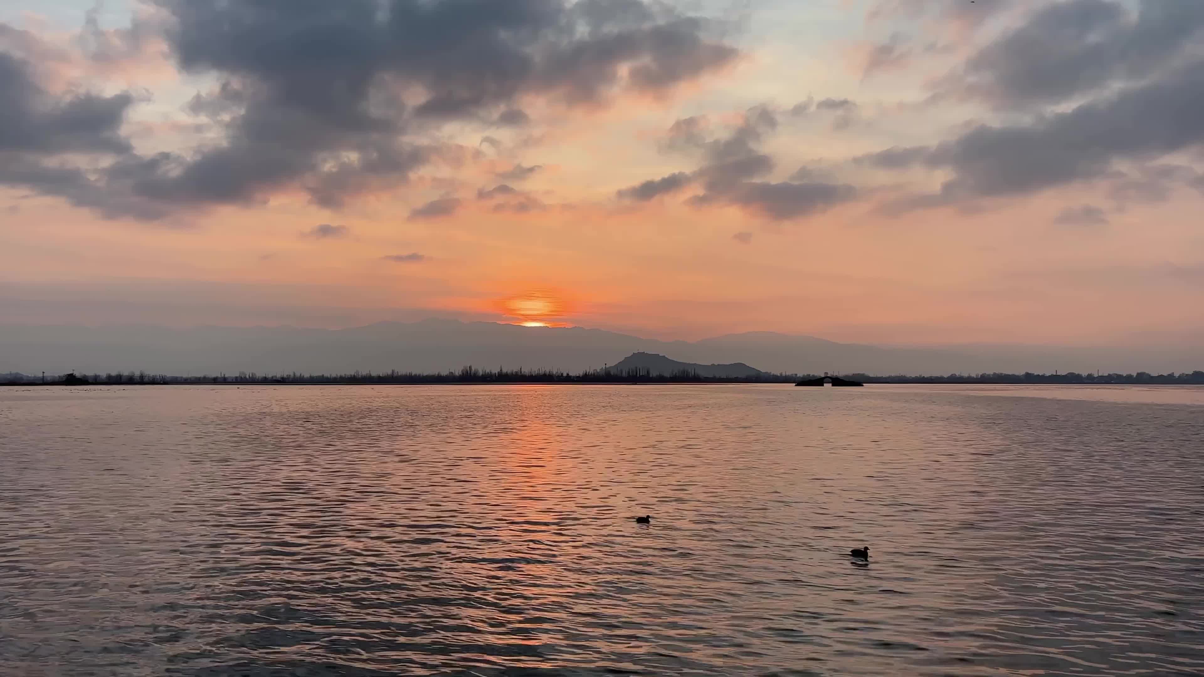 Winter Sunset over Kashmir