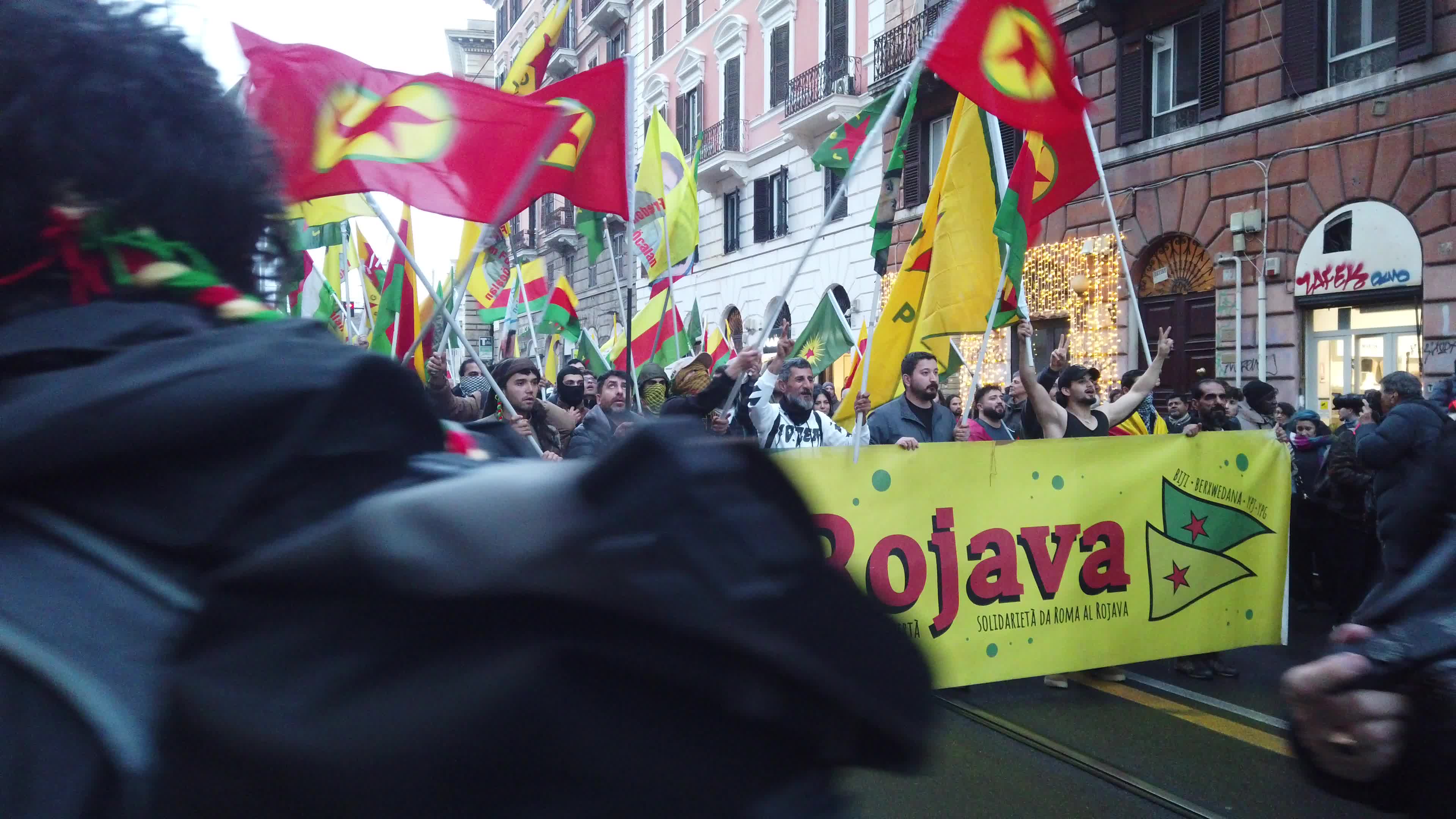 Demonstration for Rojava 
