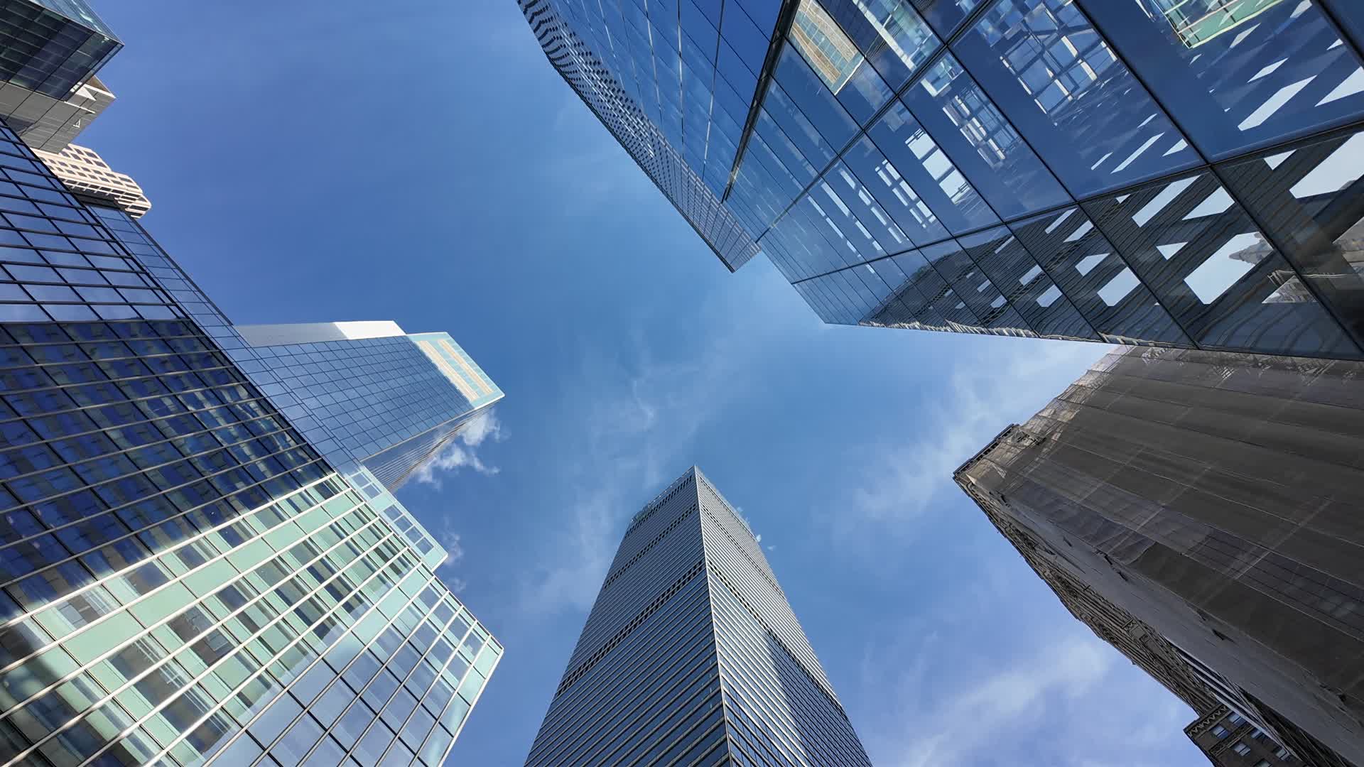 New York City Looking Up