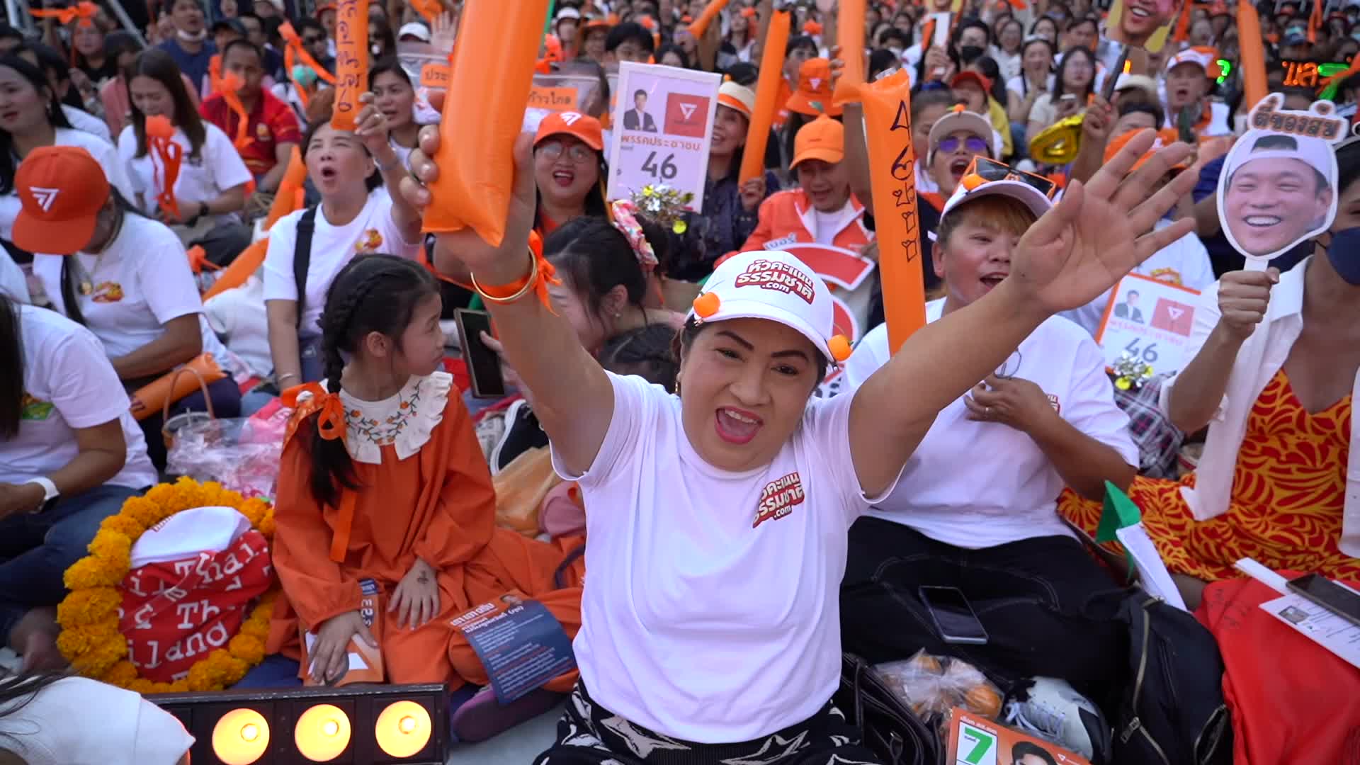 People's Party Campaigns Ahead of Thai General Election.