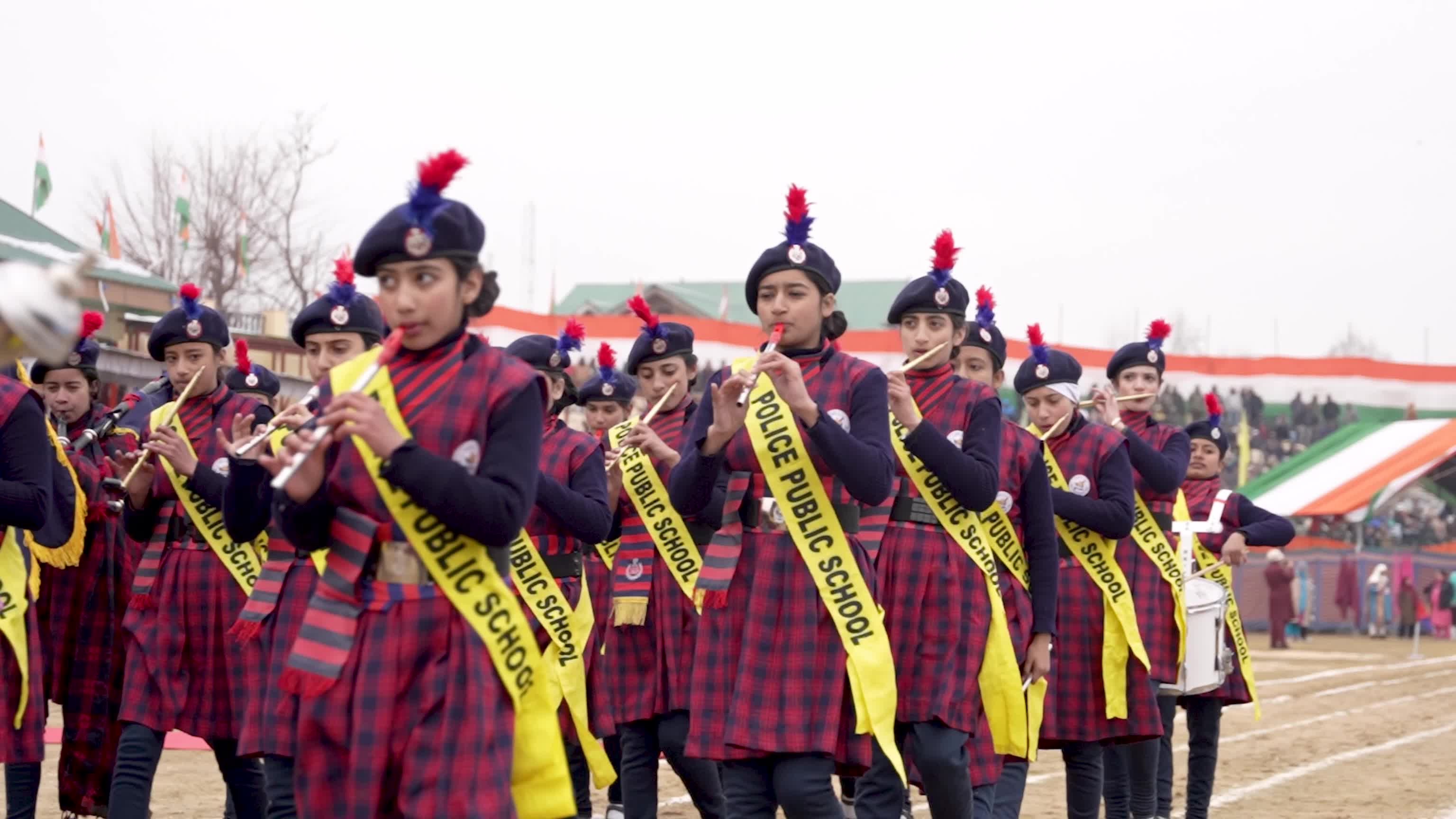 India's 77th republic day celebrated in Kashmir.