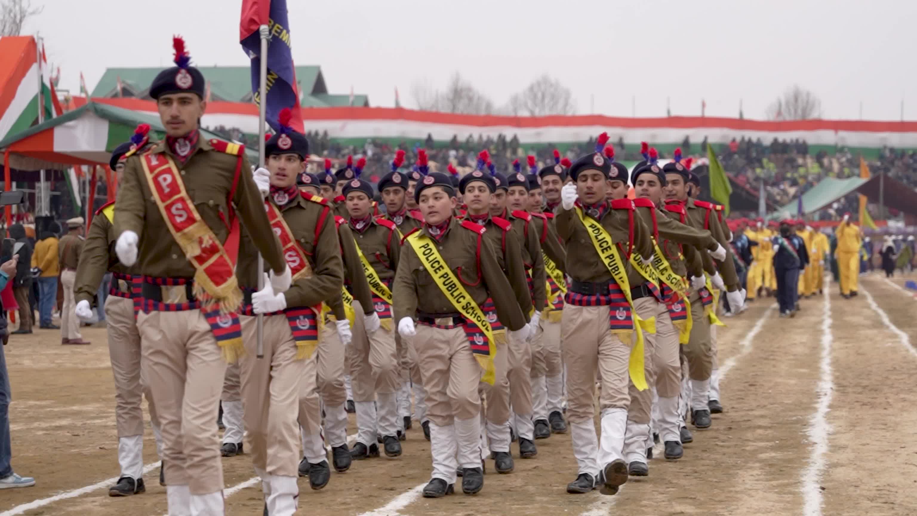 India's 77th republic day celebrated in Kashmir.