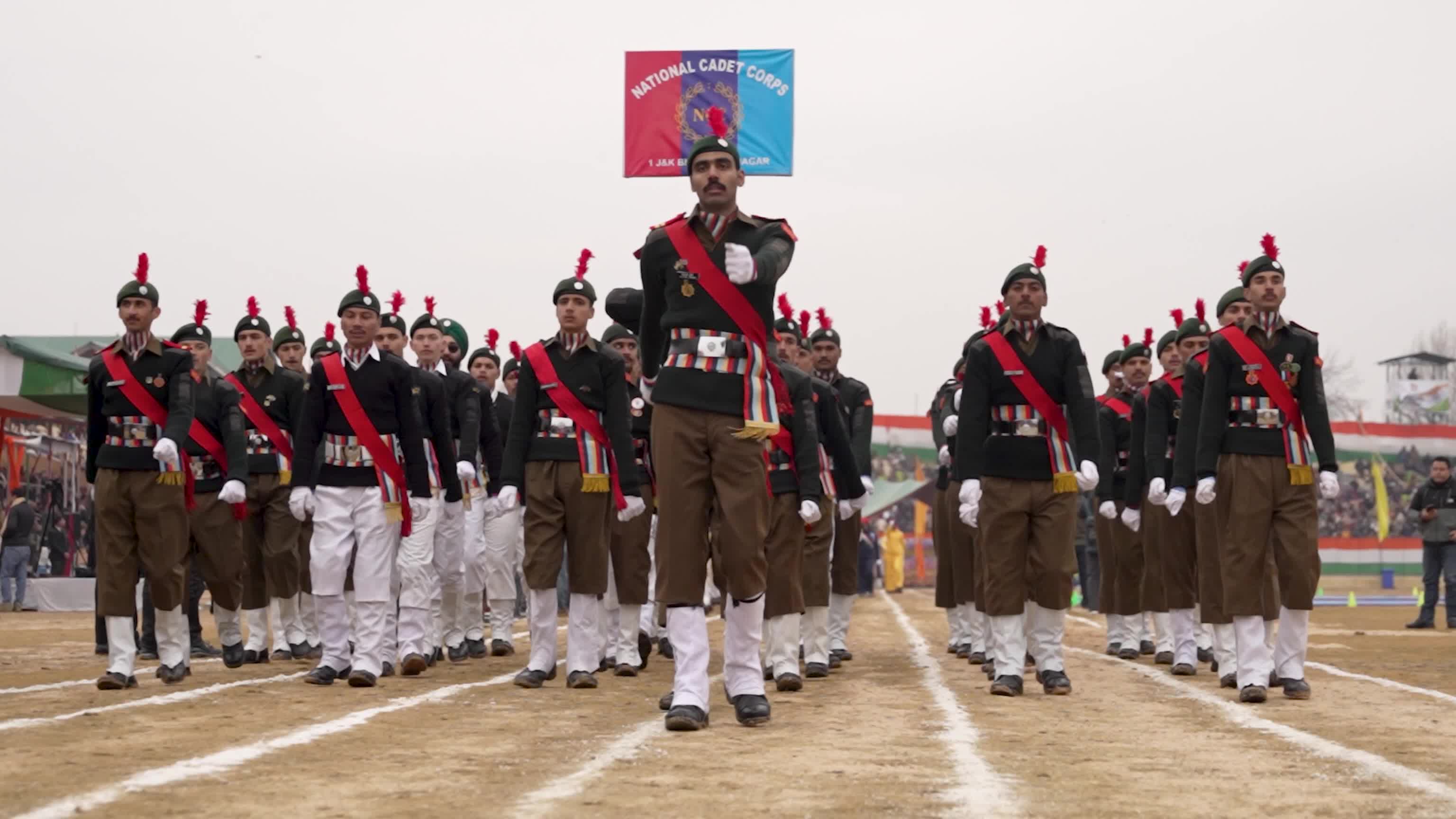 India's 77th republic day celebrated in Kashmir.