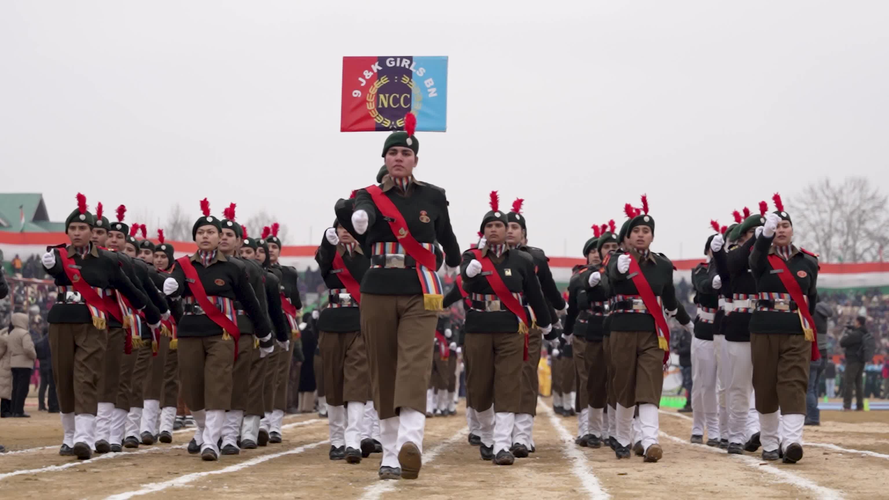 India's 77th republic day celebrated in Kashmir.