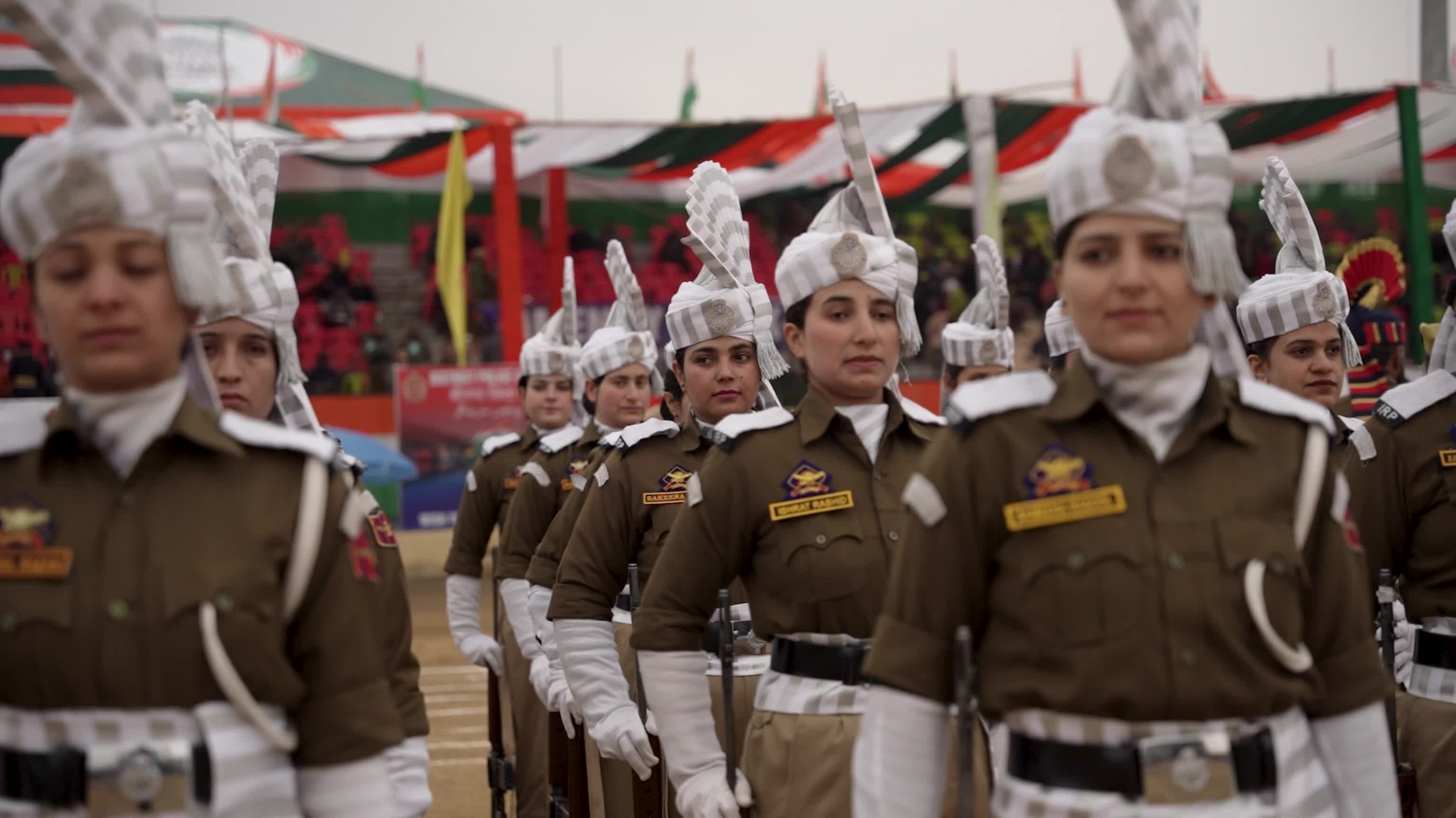 India's 77th republic day celebrated in Kashmir.