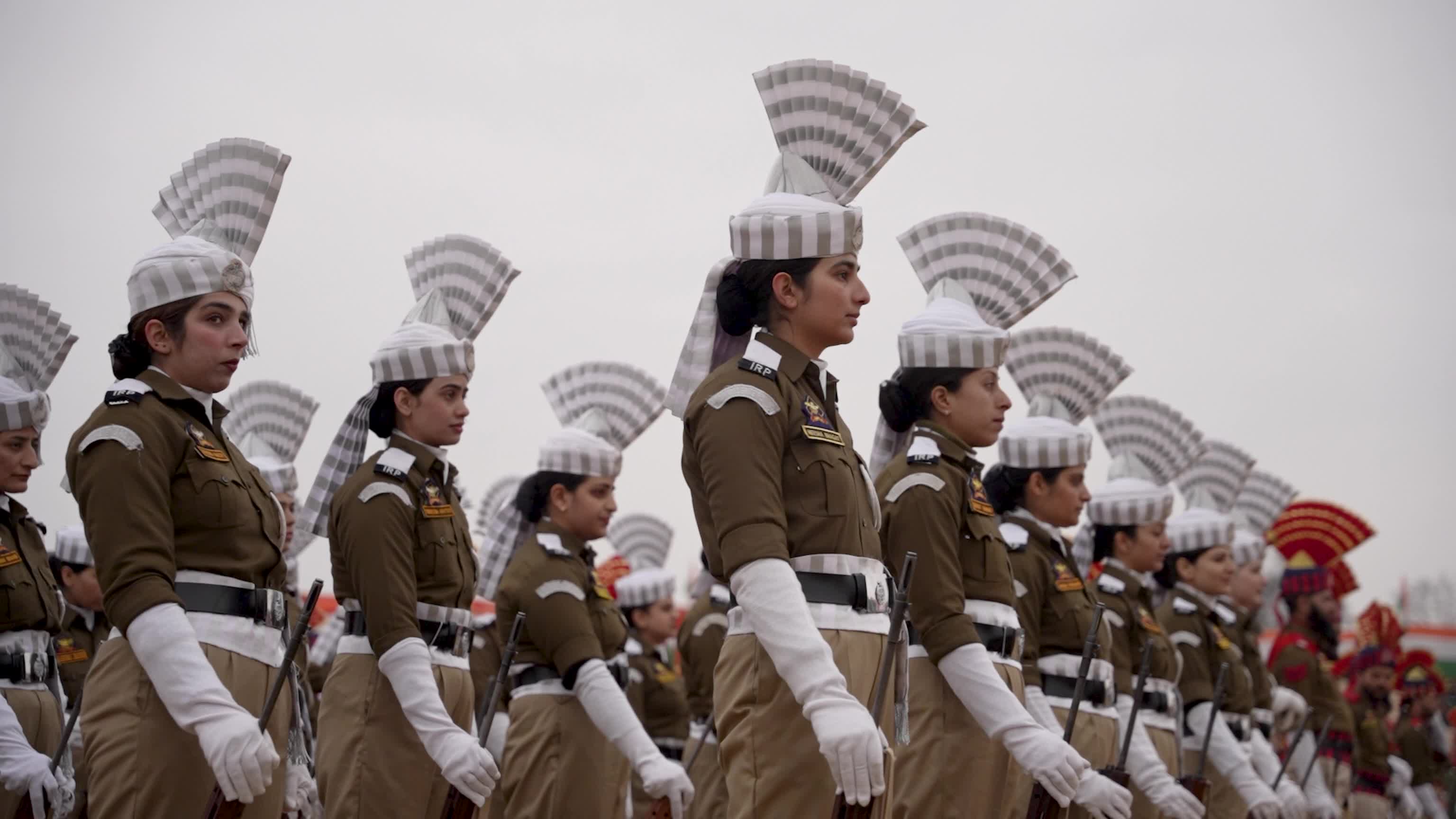 India's 77th republic day celebrated in Kashmir.