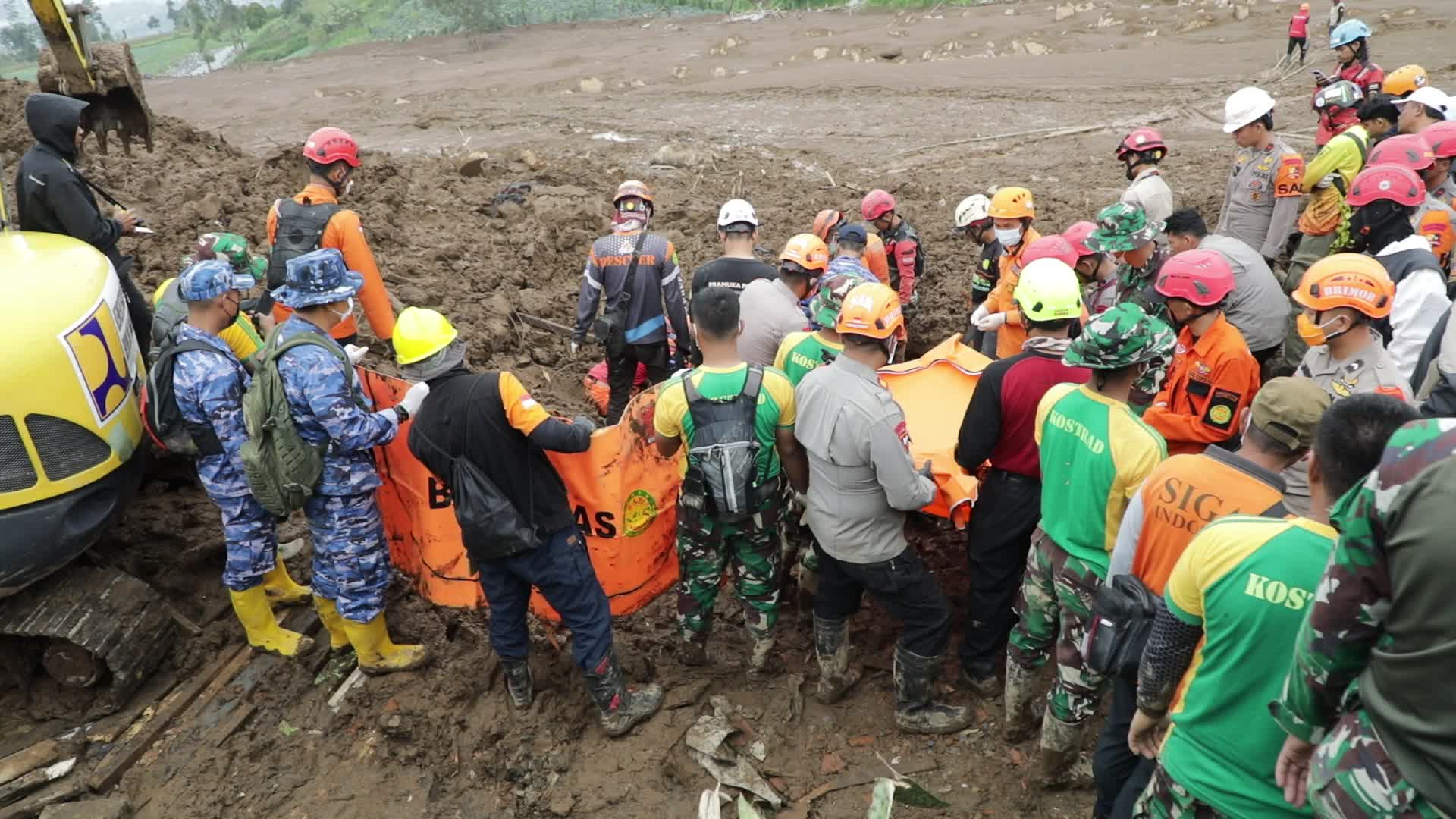 Indonesia landslide death toll rises to 17, dozens missing