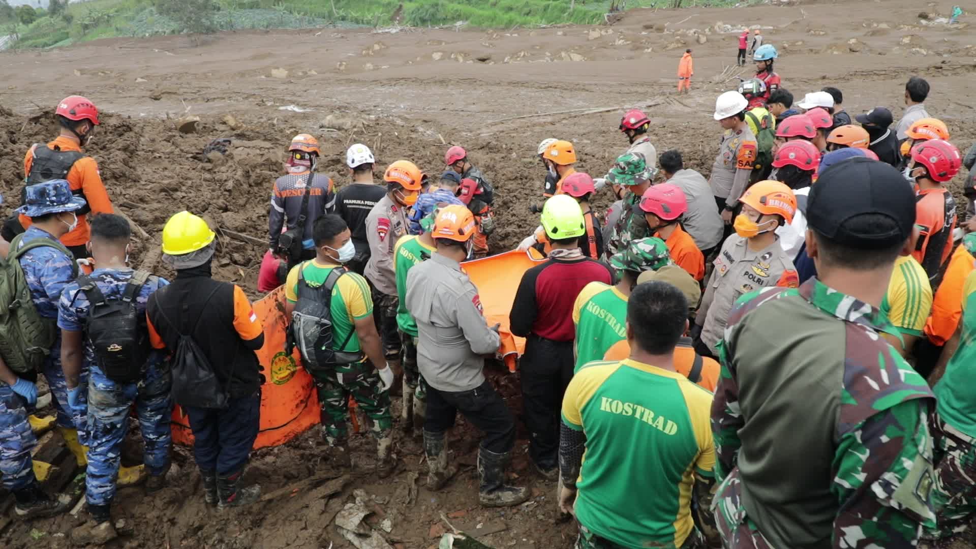 Indonesia landslide death toll rises to 17, dozens missing