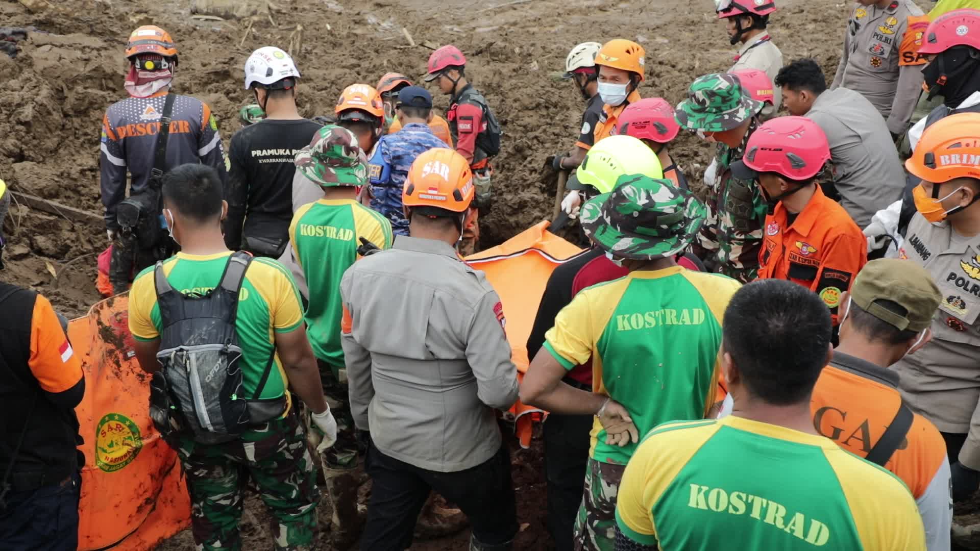 Indonesia landslide death toll rises to 17, dozens missing