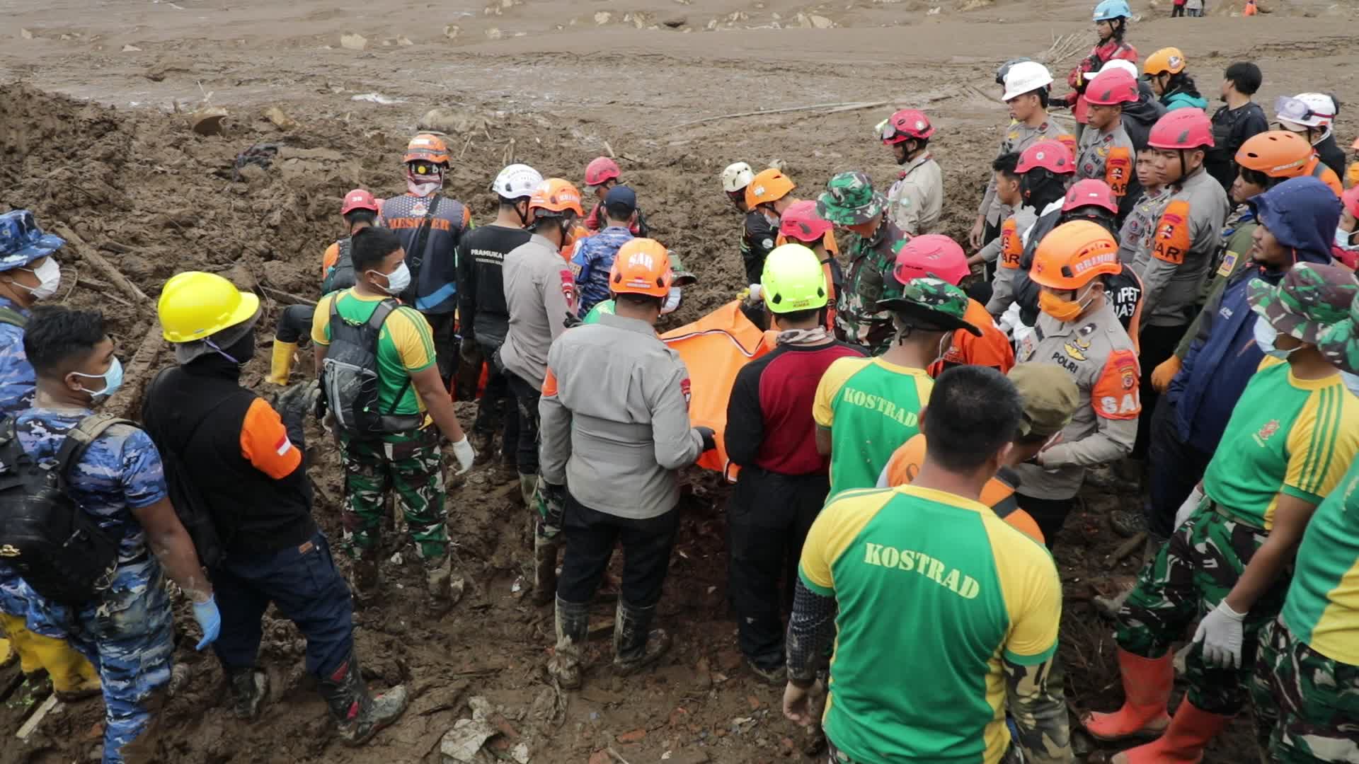 Indonesia landslide death toll rises to 17, dozens missing