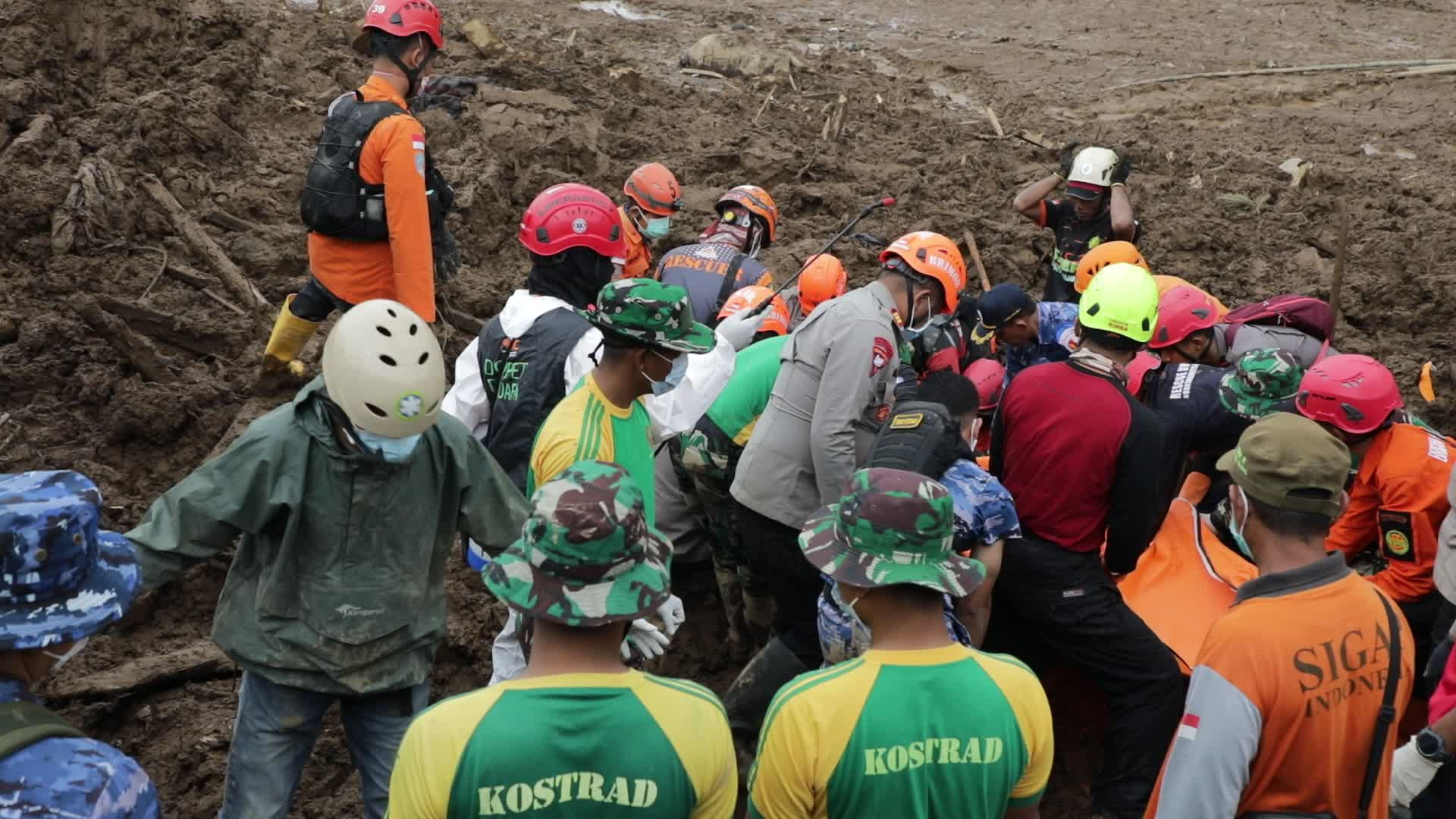 Indonesia landslide death toll rises to 17, dozens missing