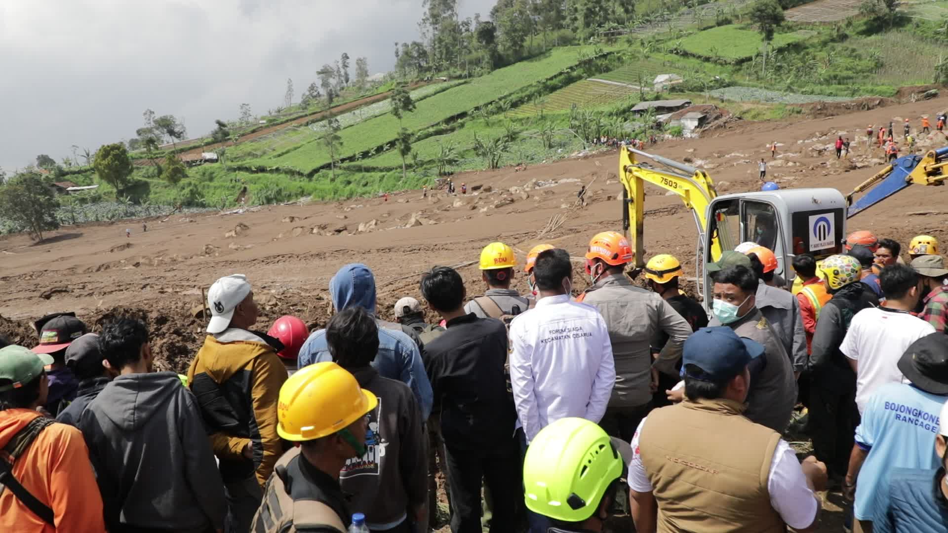 Indonesia landslide death toll rises to 17, dozens missing