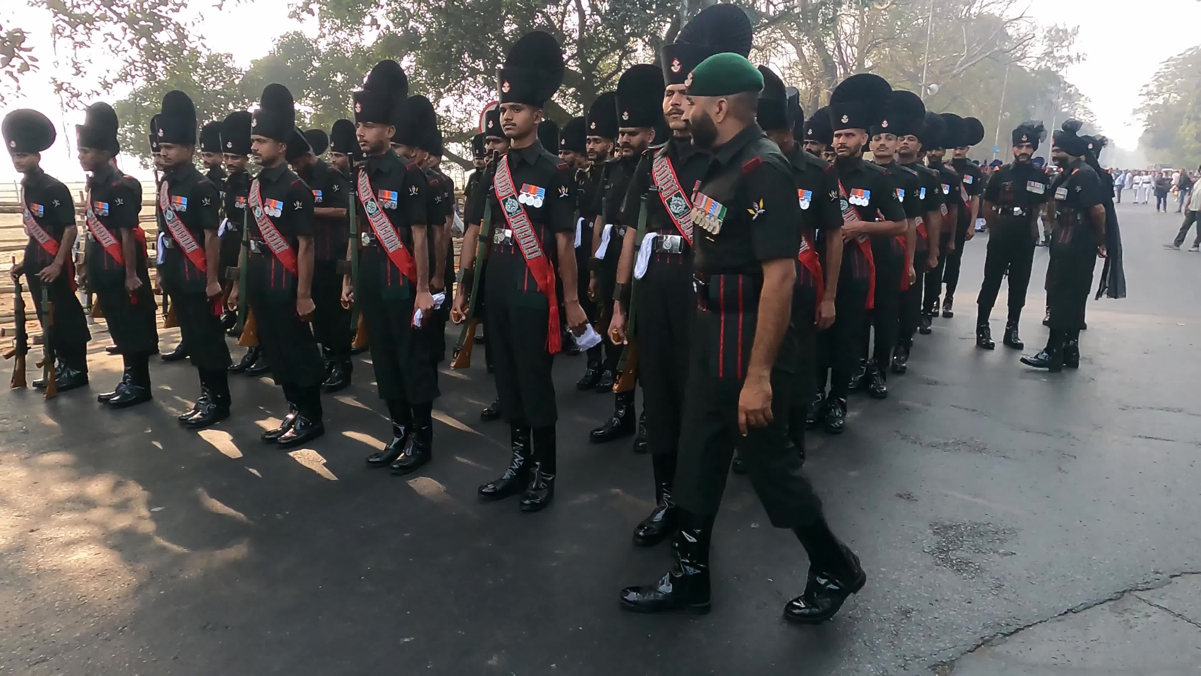Full dress rehearsal for Republic Day parade