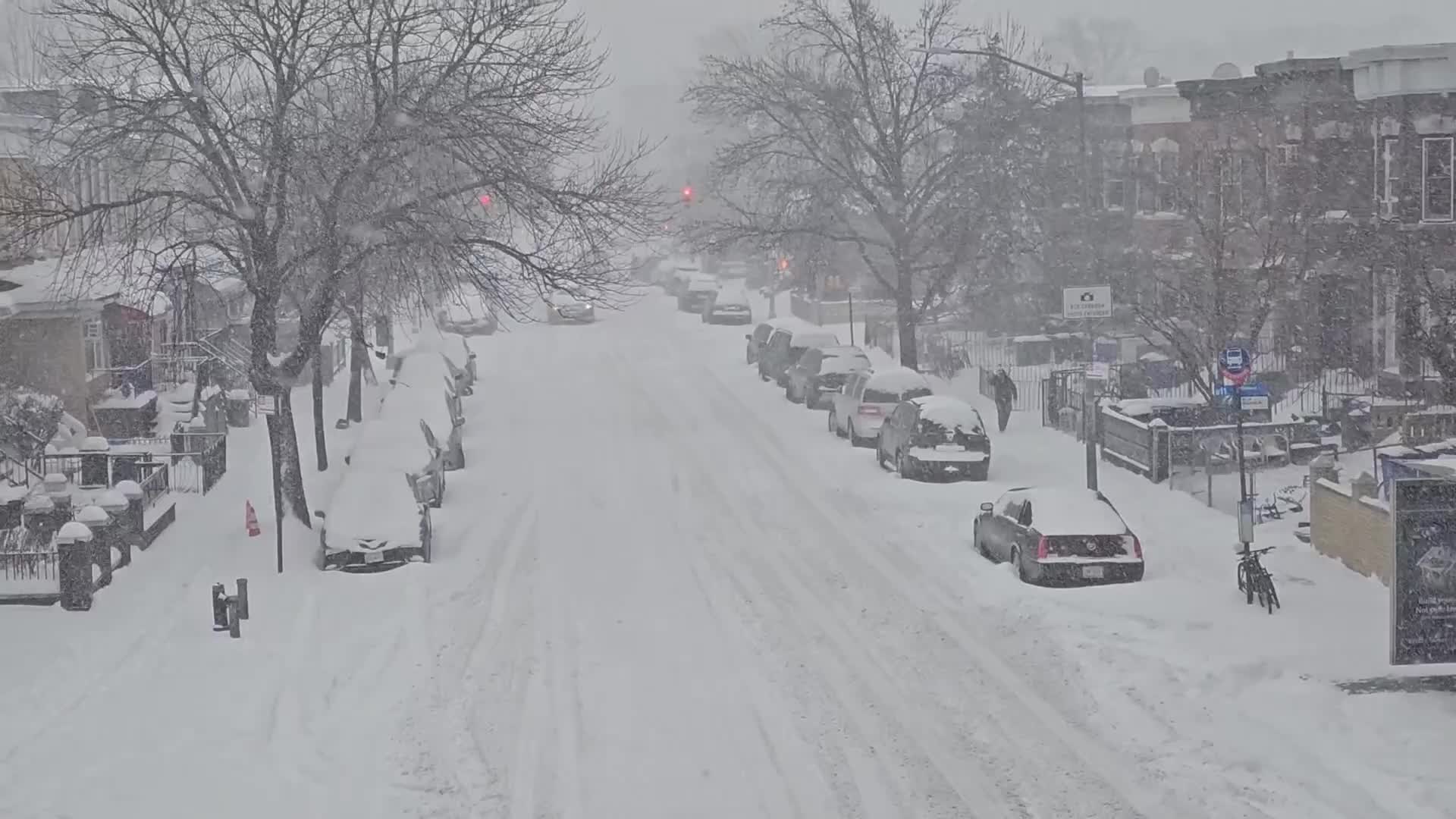 Winter Storm In New York City