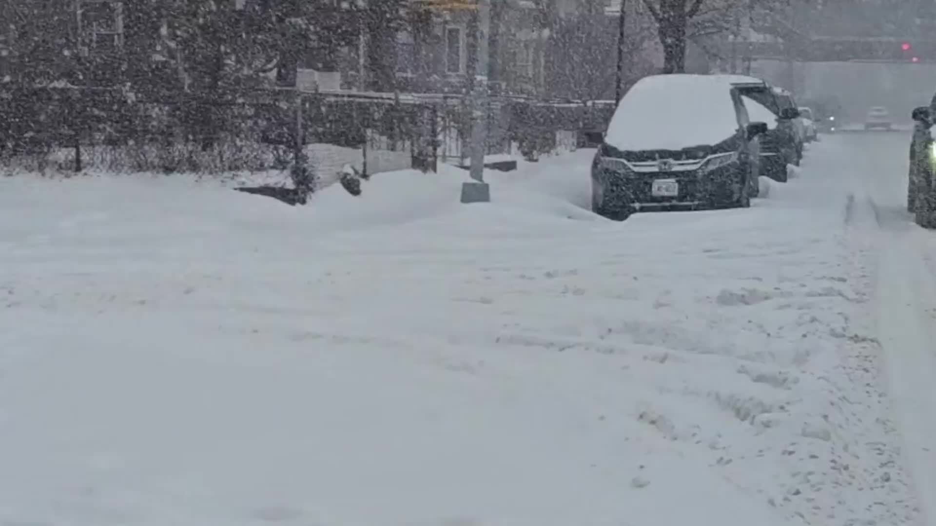 Winter Storm In New York City