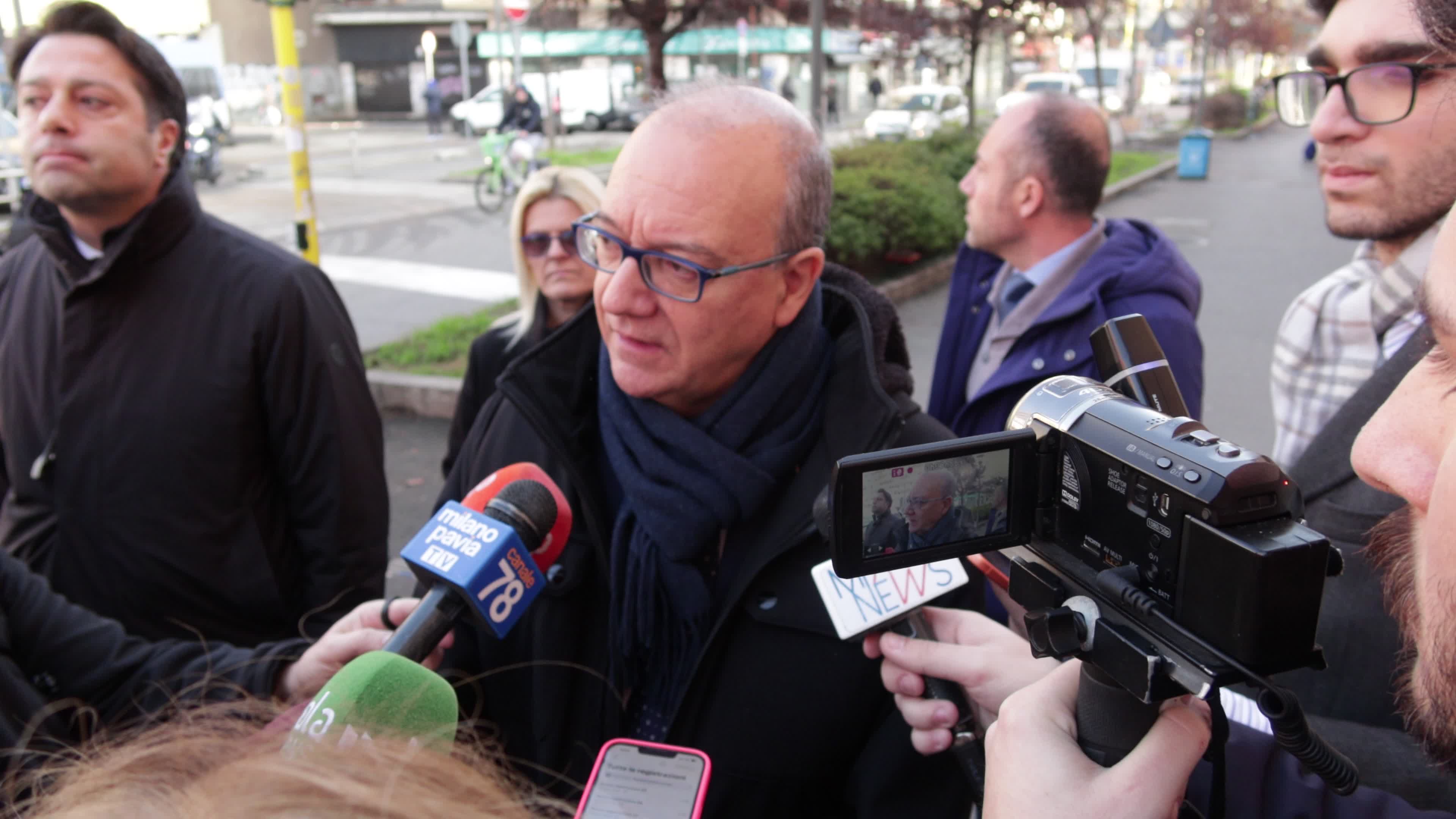 The institutional visit of the italian Minister of Education Giuseppe Valditara at the Marcello Candia Comprehensive School in the Corvetto district in Milan