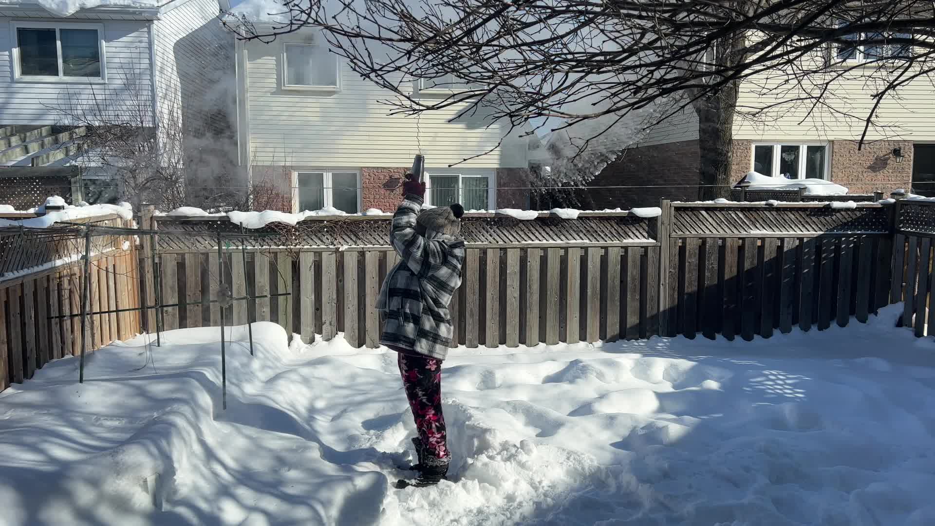 Daily life during the winter season in Toronto