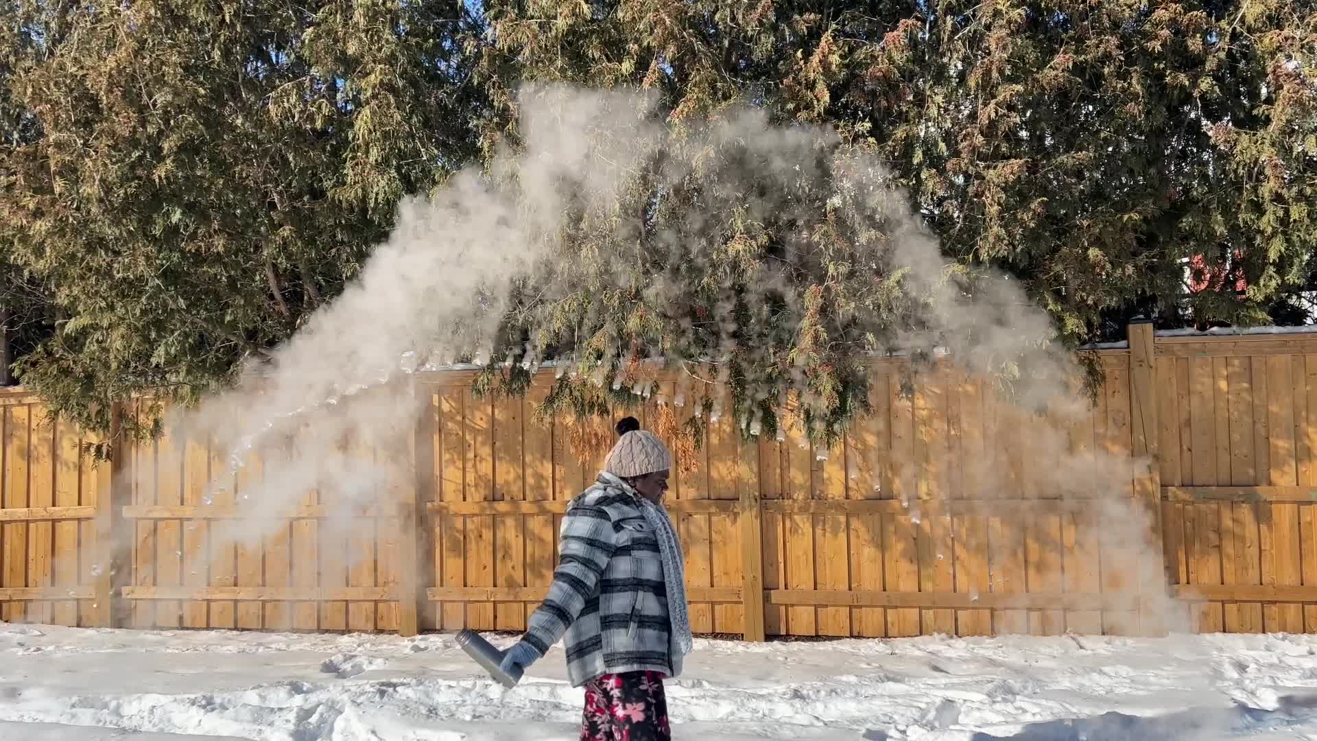 Daily life during the winter season in Toronto