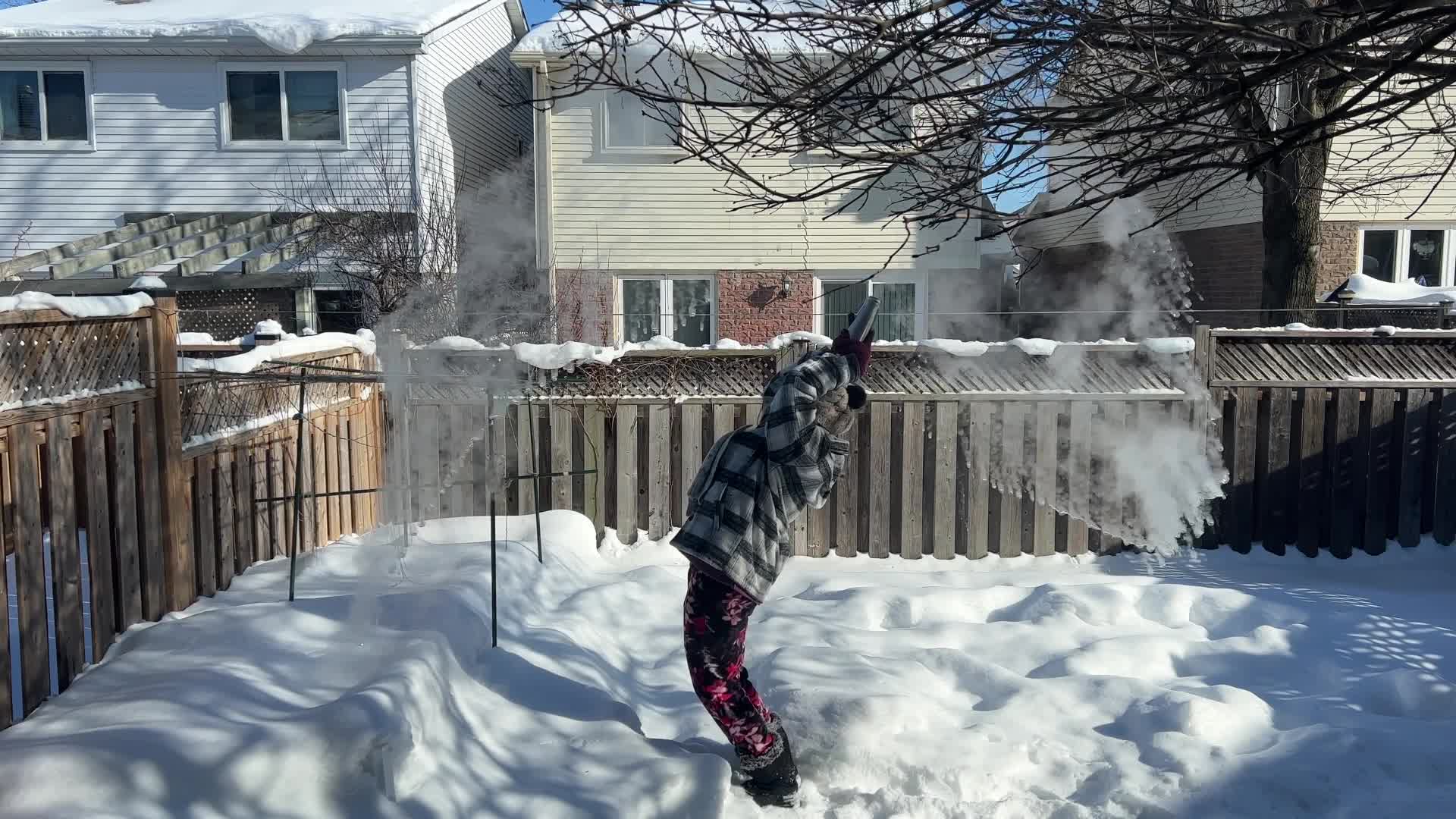 Daily life during the winter season in Toronto