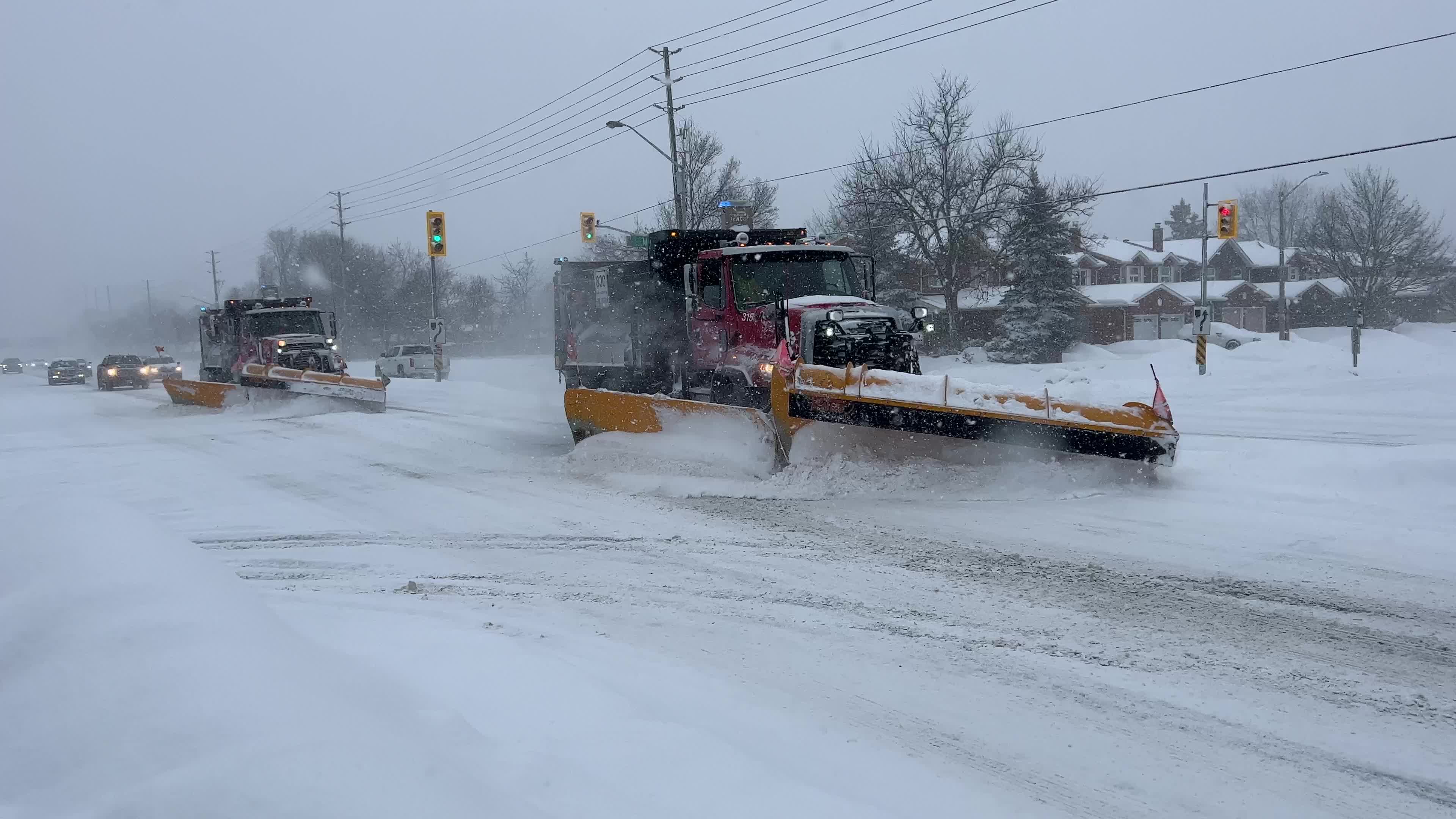 Daily life during the winter season in Toronto
