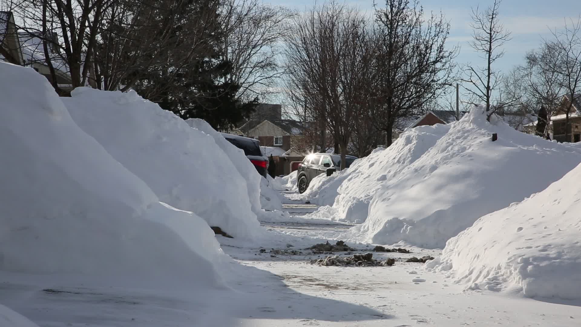 Daily life during the winter season in Toronto