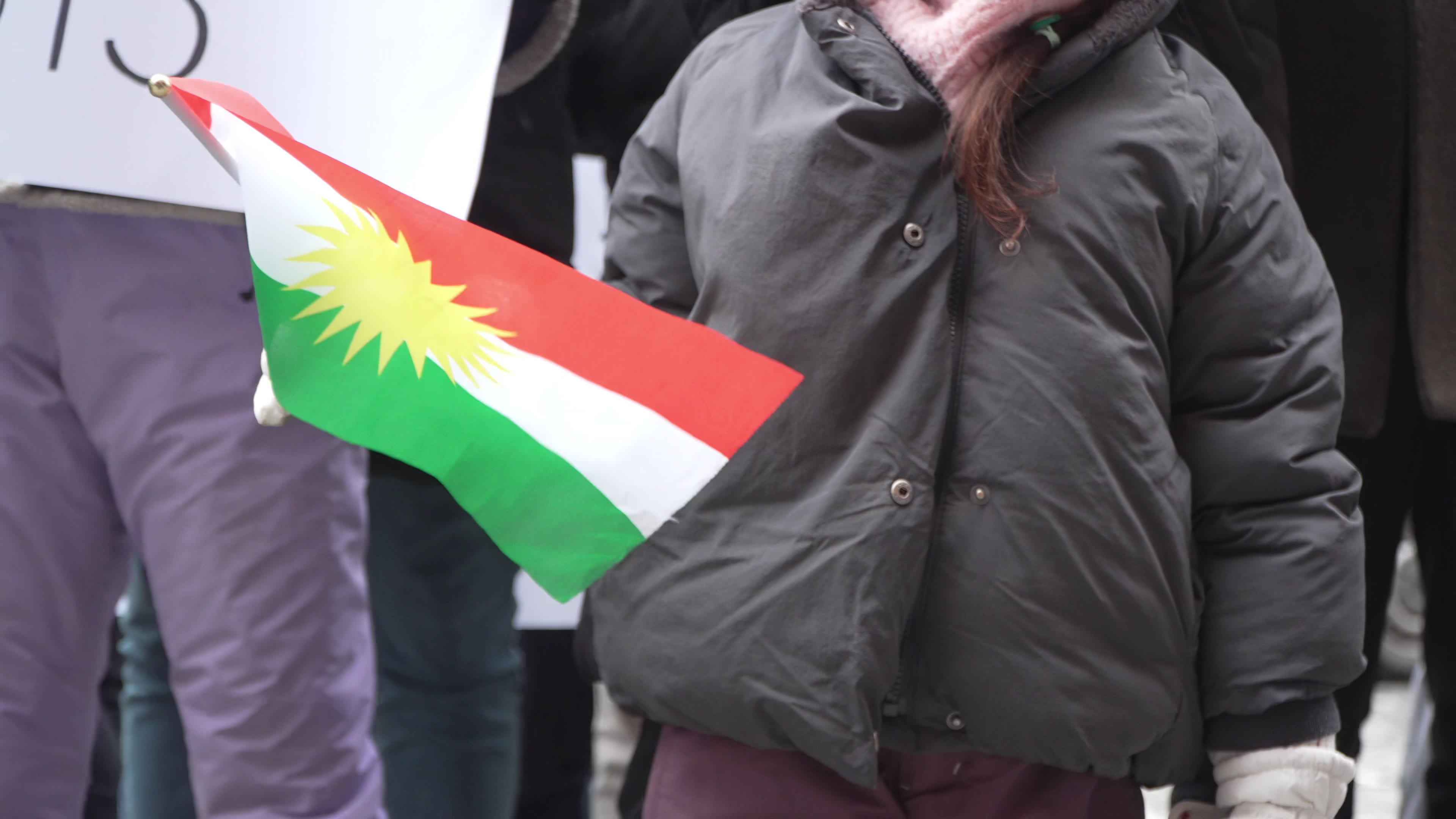 Kurdish nationals in Warsaw rally in support of Rojava