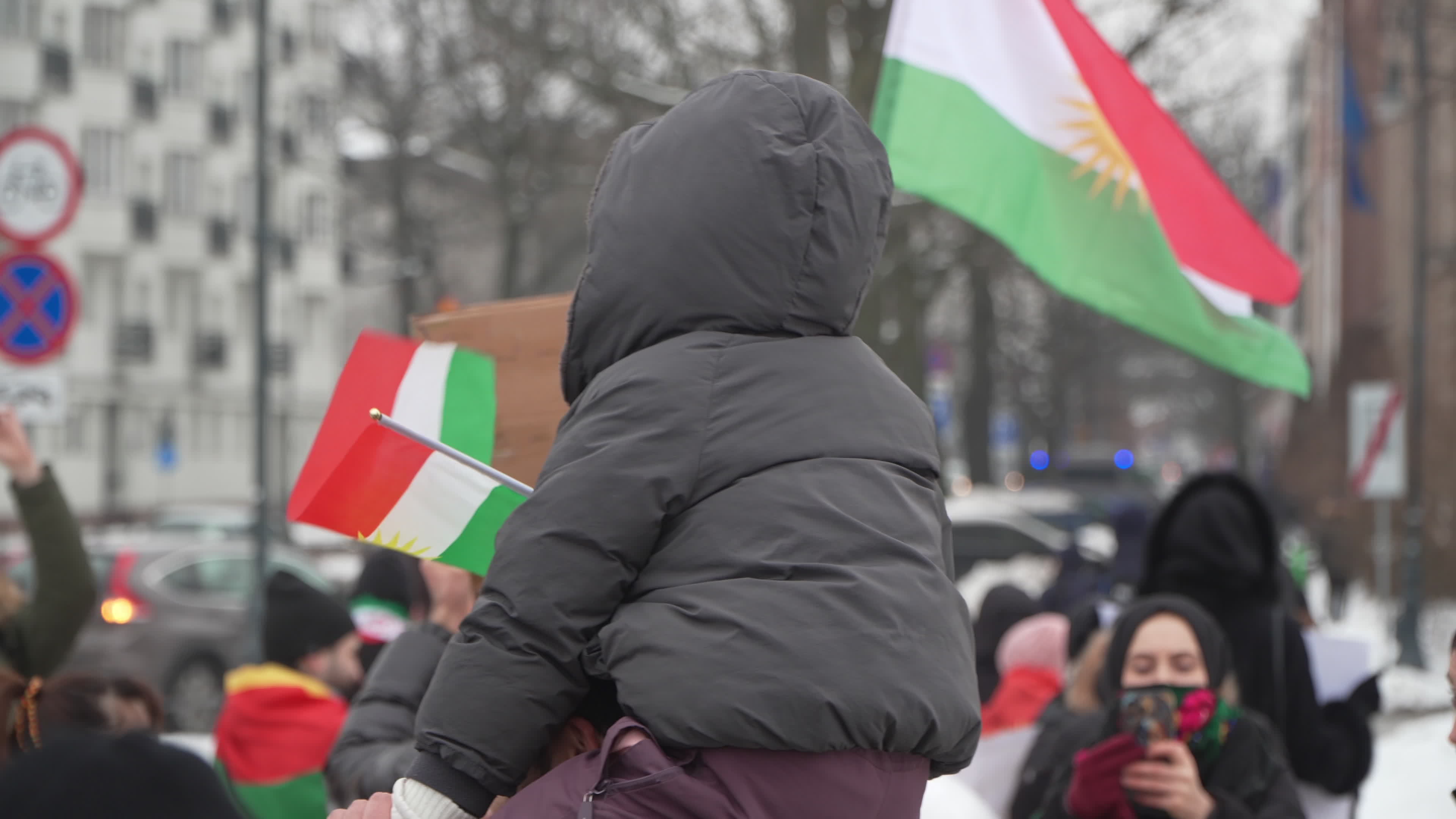 Kurdish nationals in Warsaw rally in support of Rojava