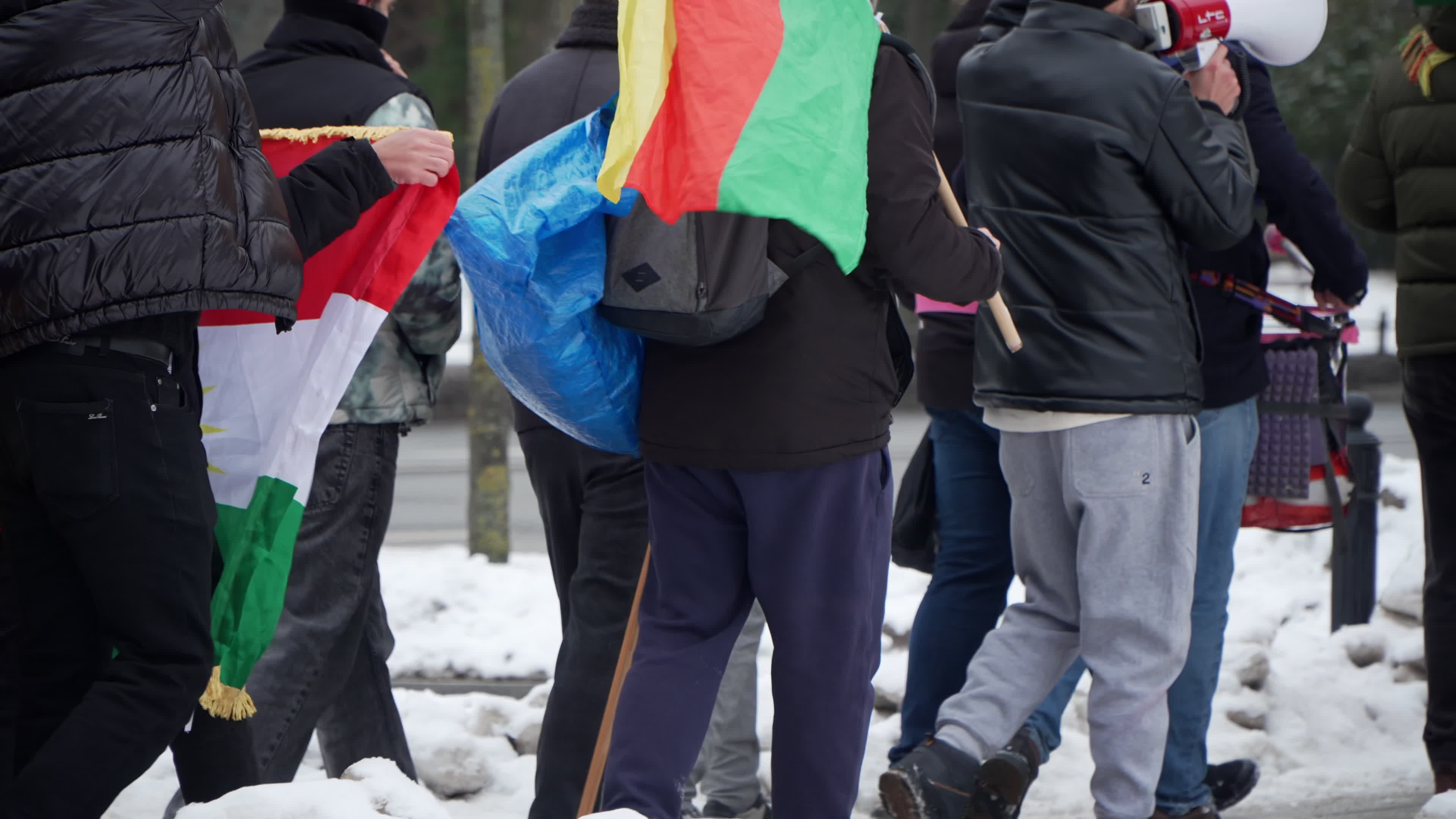 Kurdish nationals in Warsaw rally in support of Rojava