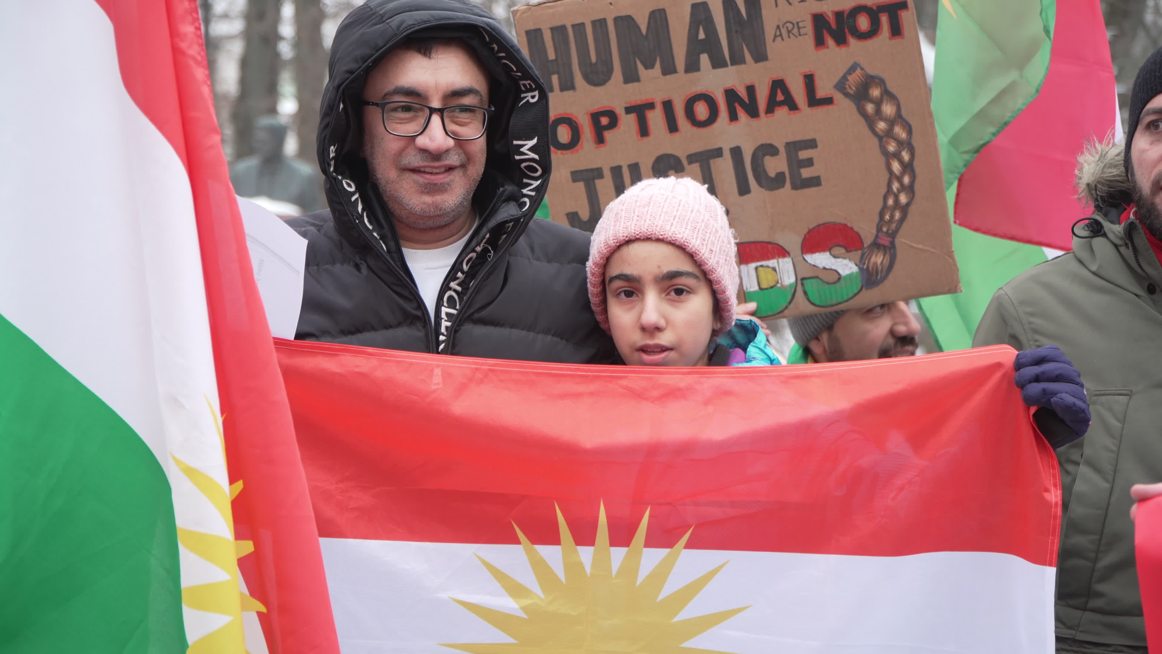 Kurdish nationals in Warsaw rally in support of Rojava
