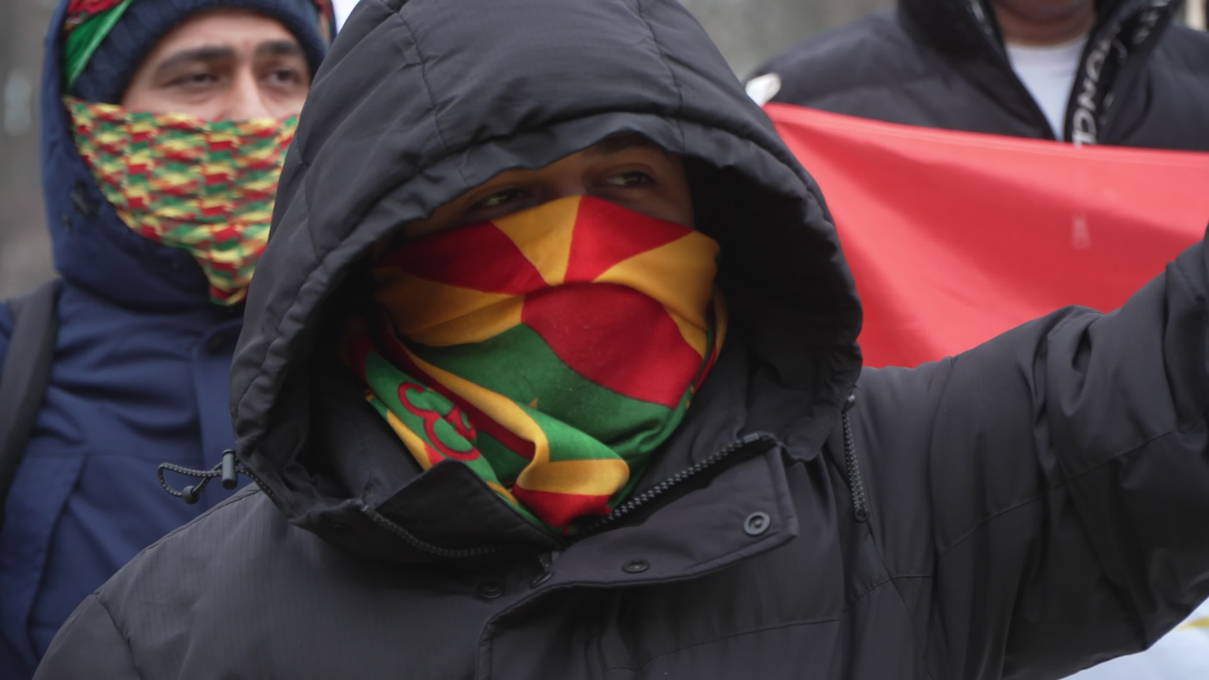 Kurdish nationals in Warsaw rally in support of Rojava