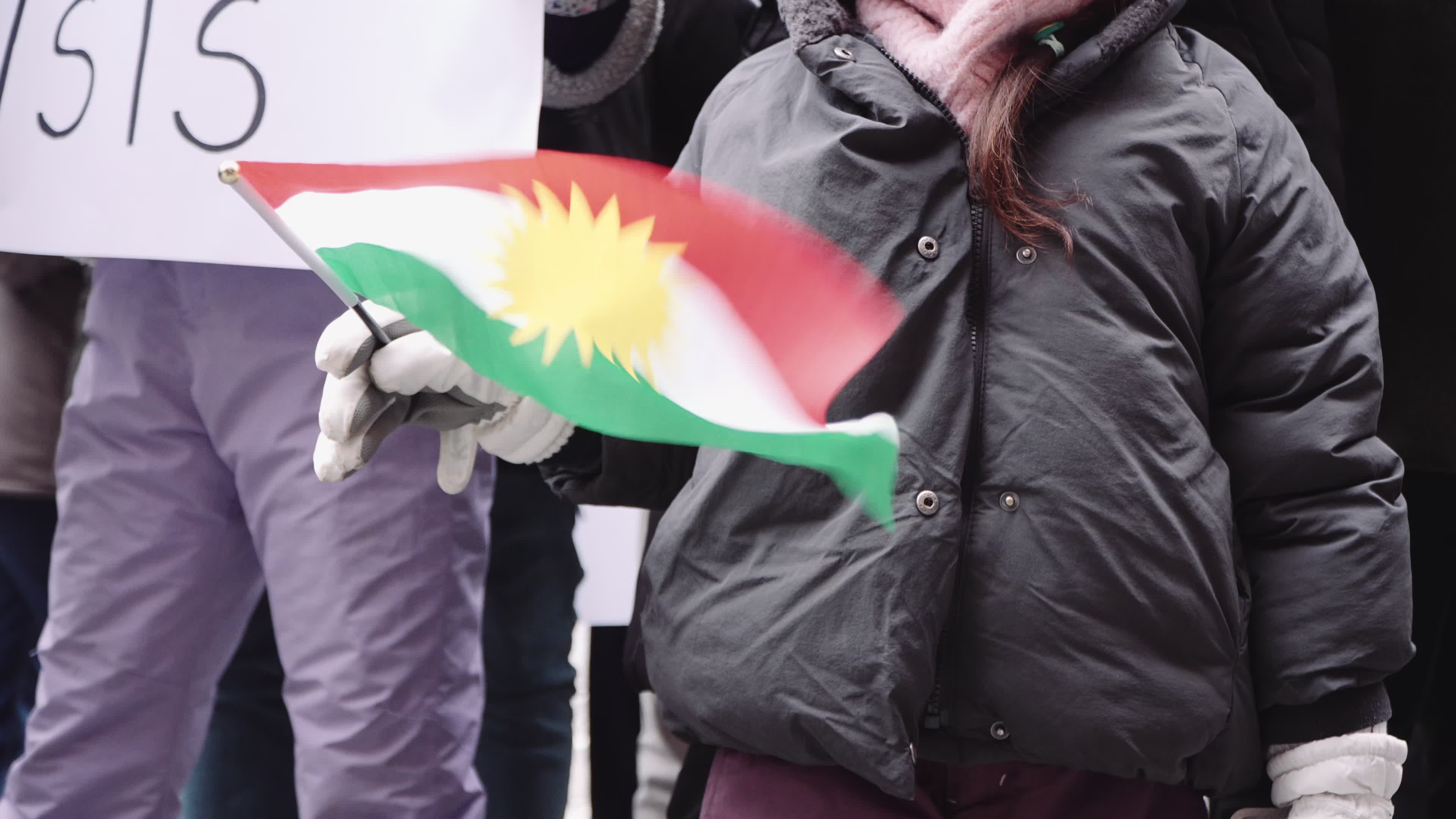 Kurdish nationals in Warsaw rally in support of Rojava