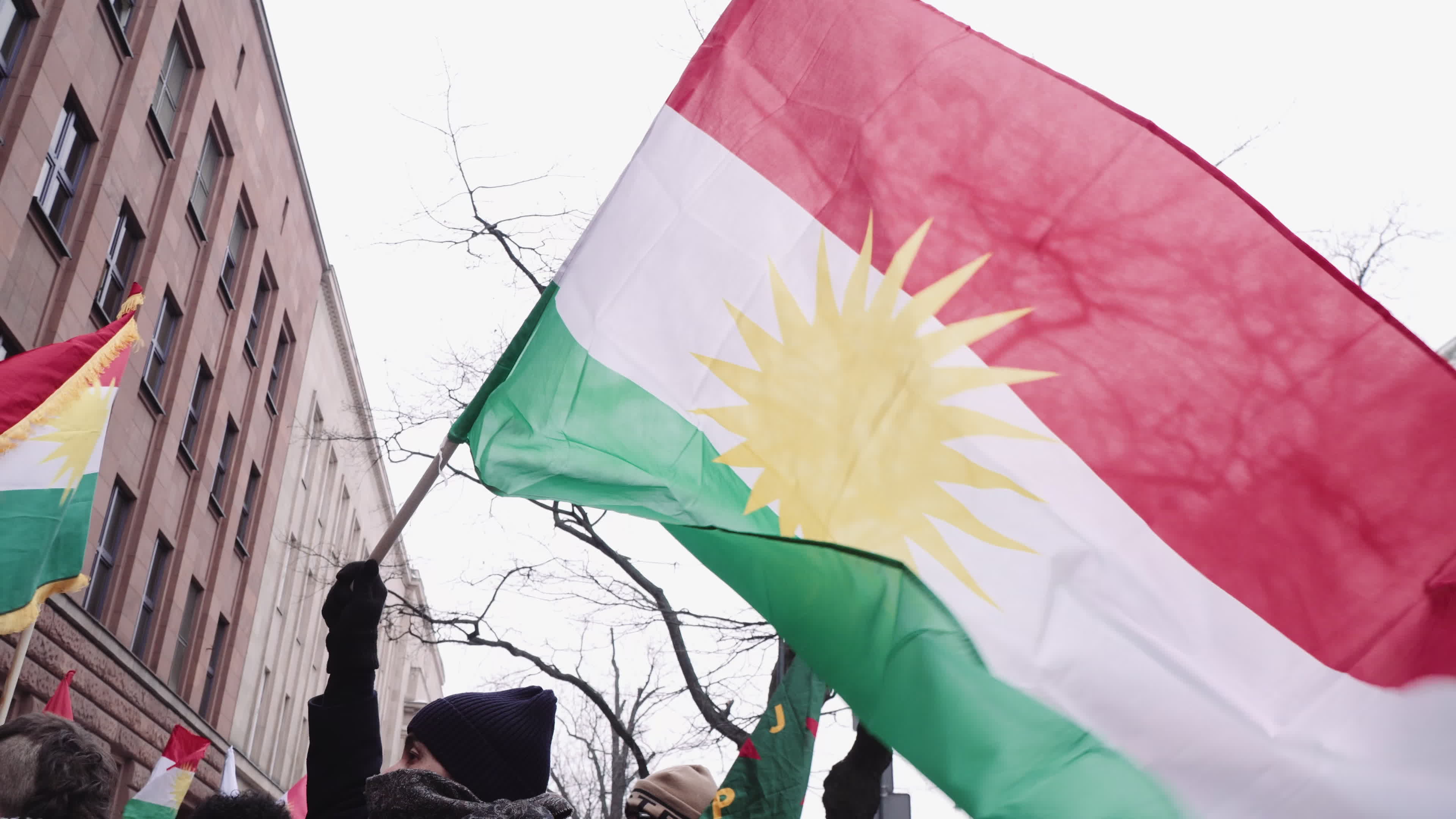 Kurdish nationals in Warsaw rally in support of Rojava