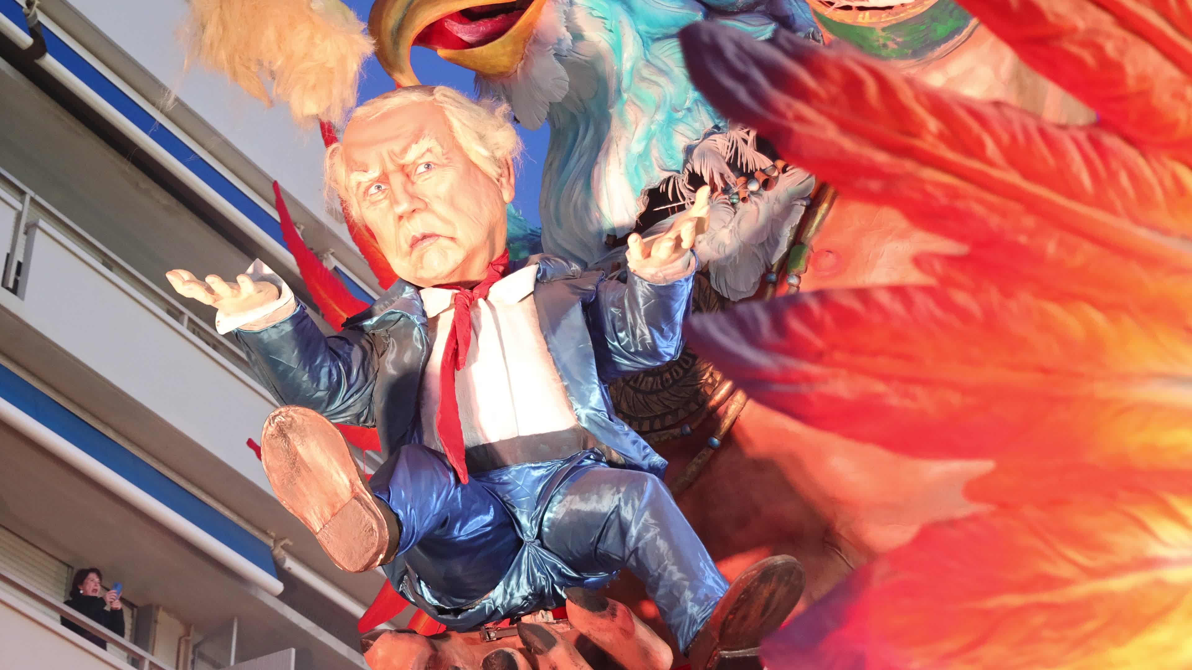 Carnival of Viareggio 2026: float parade in Italy