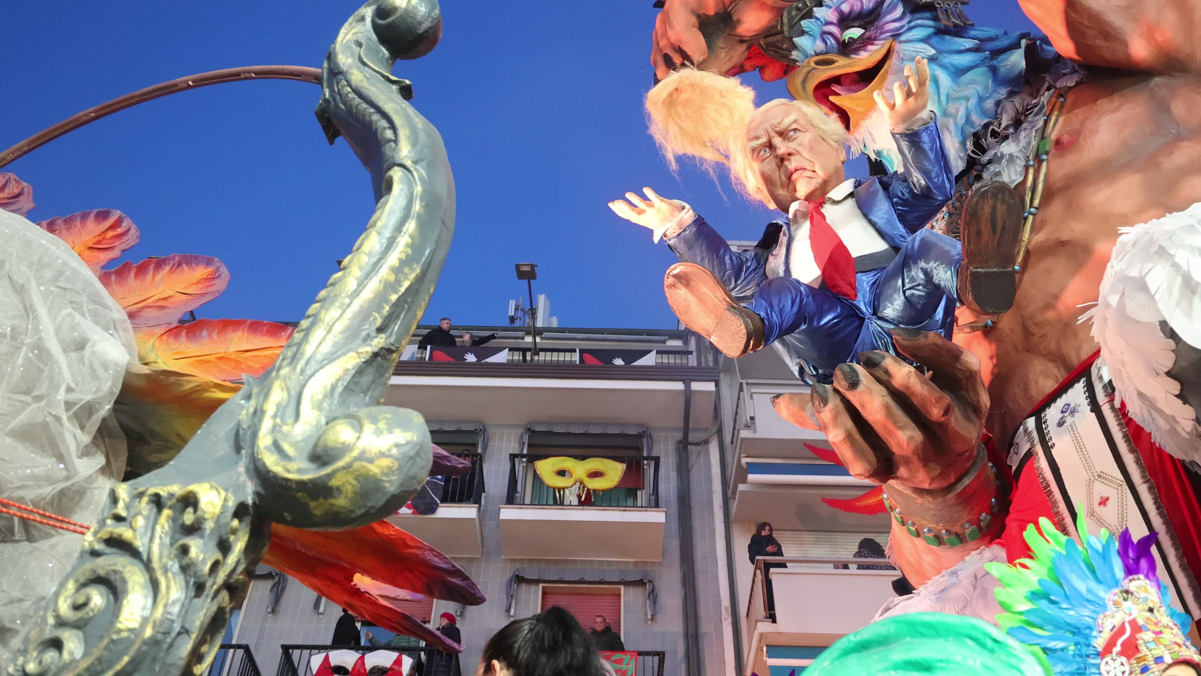 Carnival of Viareggio 2026: float parade in Italy