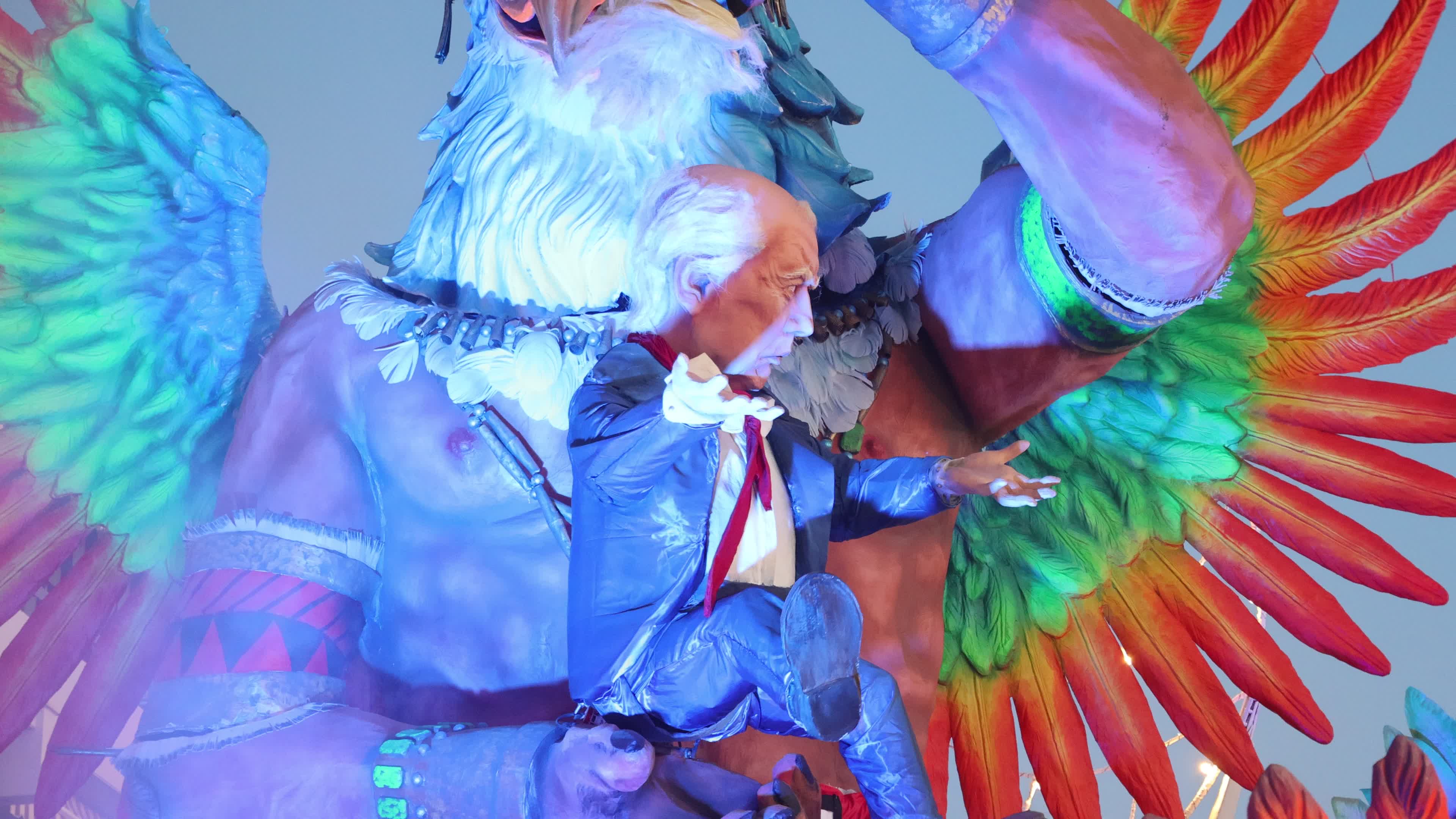 Carnival of Viareggio 2026: float parade in Italy