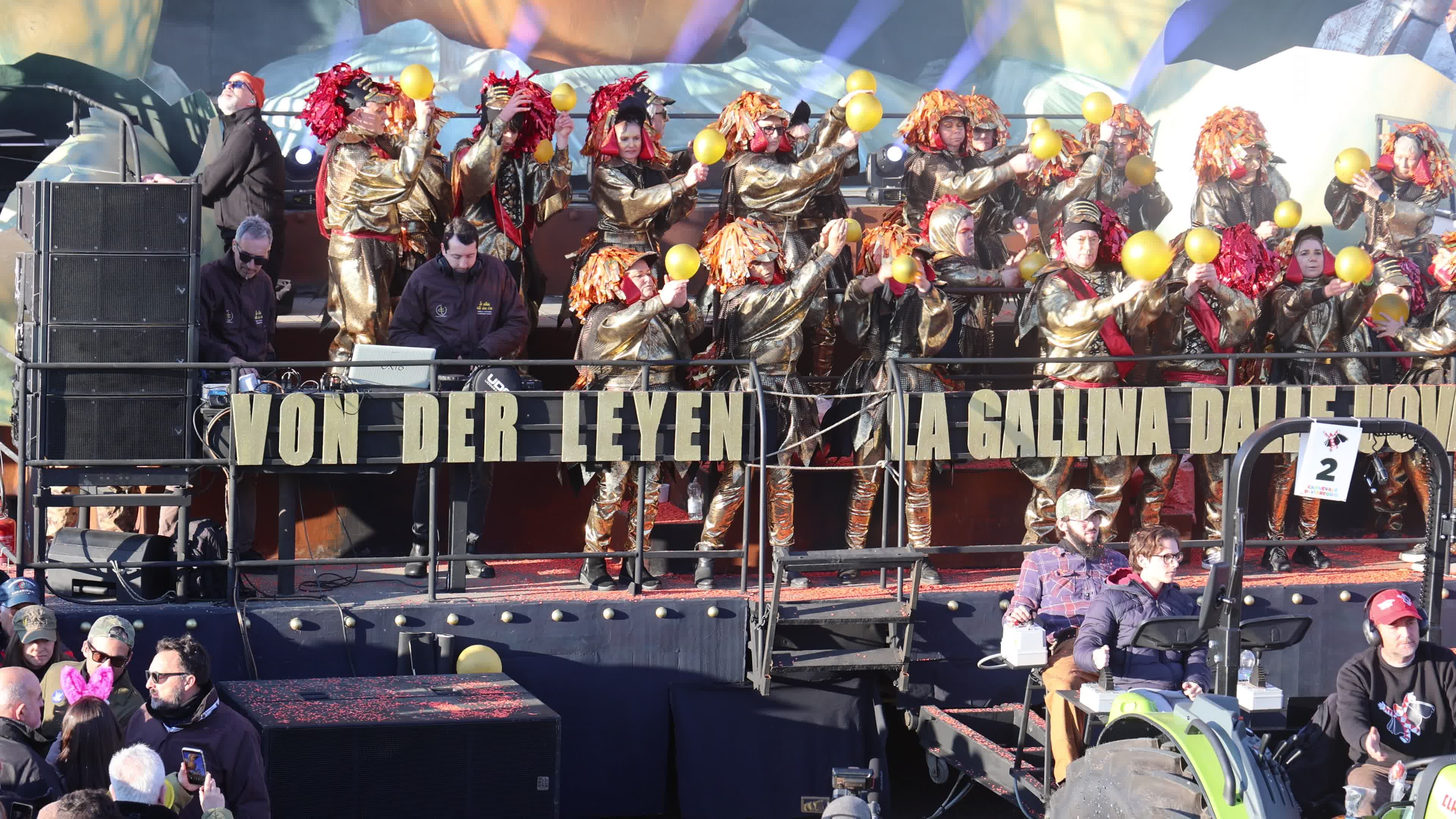 Carnival of Viareggio 2026: float parade in Italy
