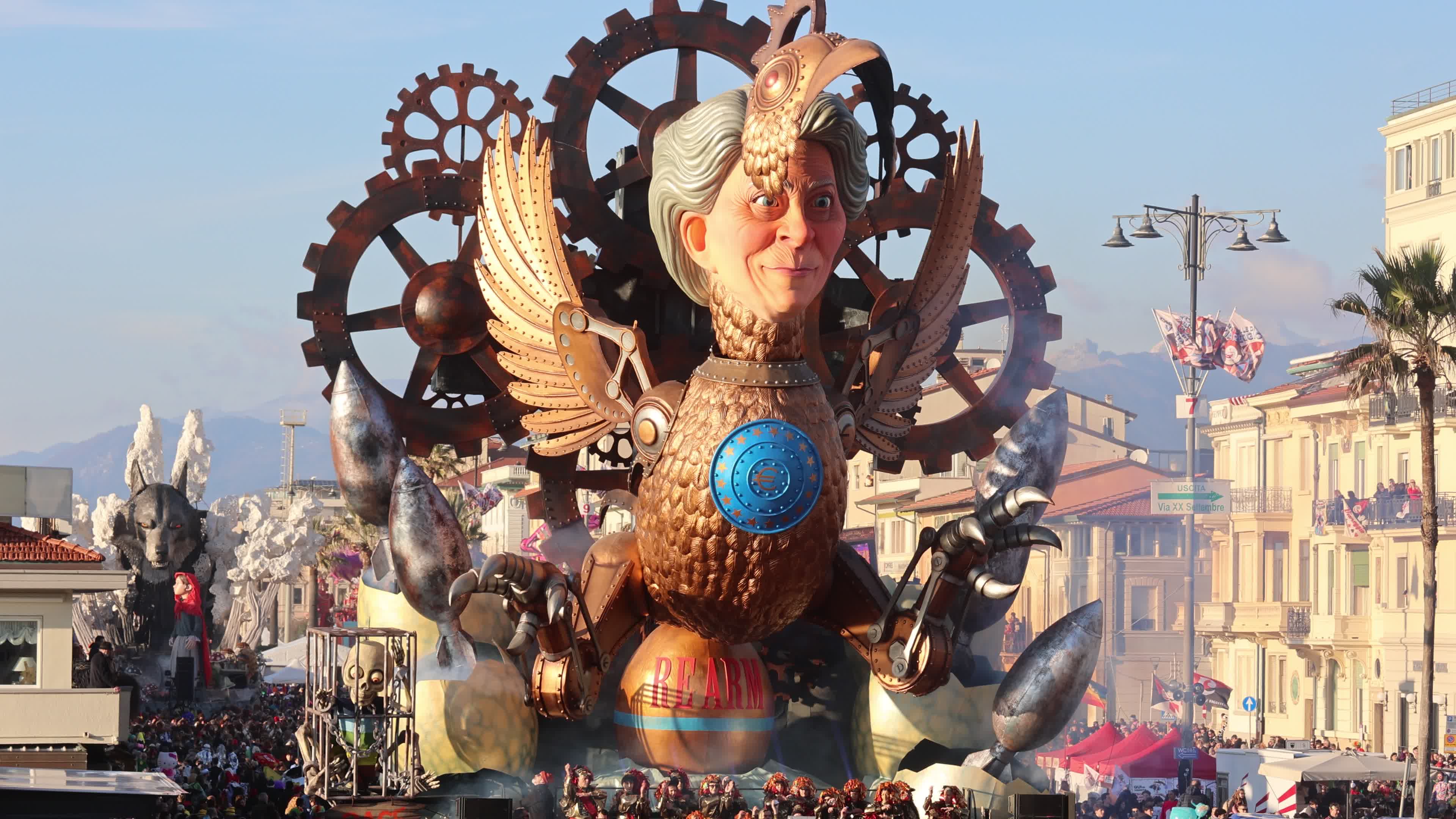 Carnival of Viareggio 2026: float parade in Italy