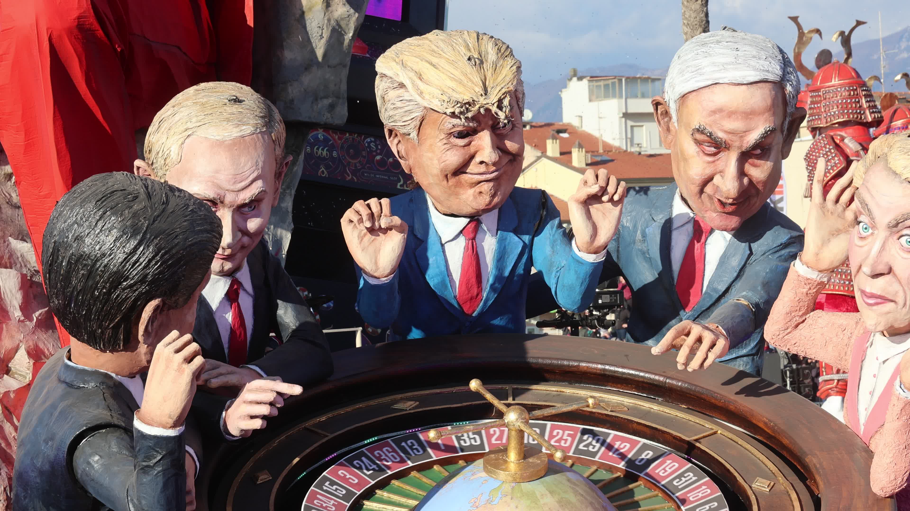 Carnival of Viareggio 2026: float parade in Italy