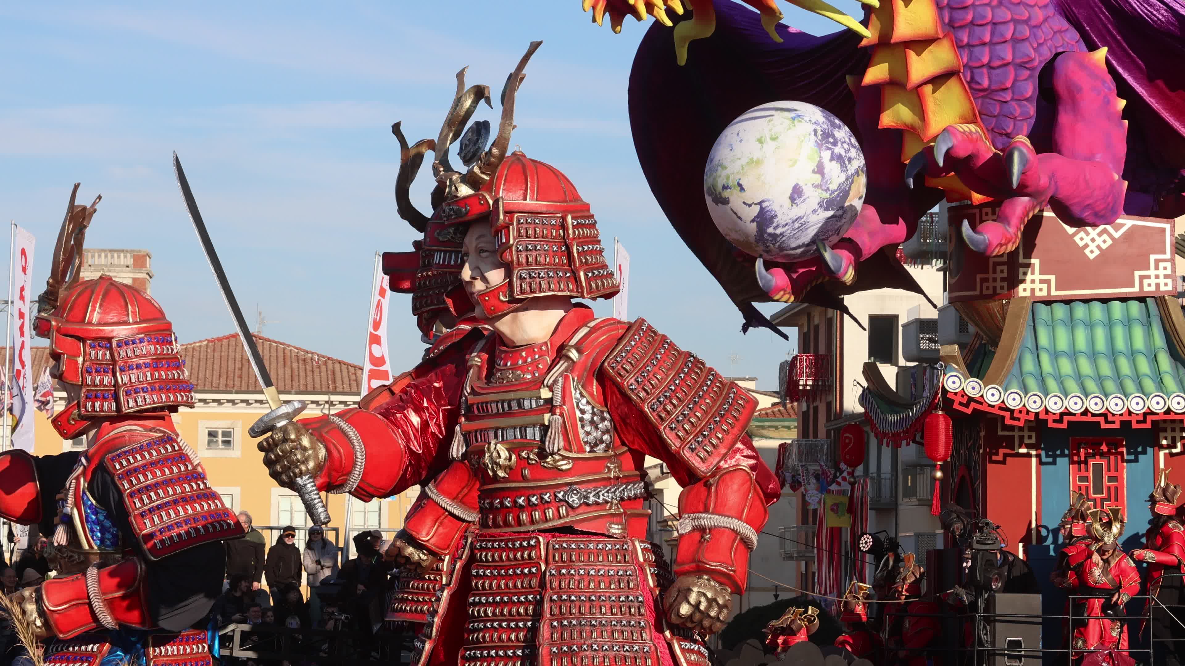 Carnival of Viareggio 2026: float parade in Italy