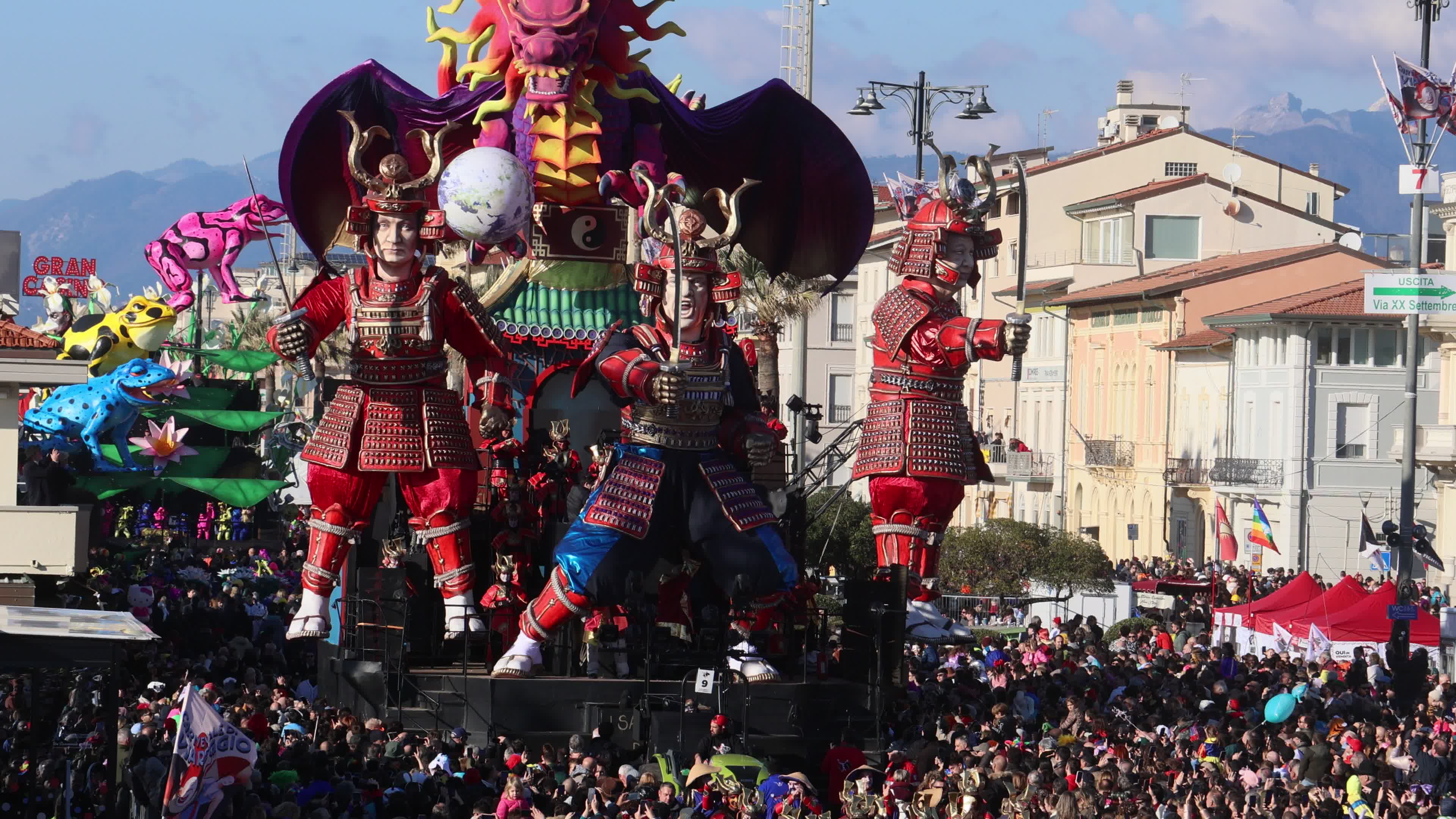 Carnival of Viareggio 2026: float parade in Italy